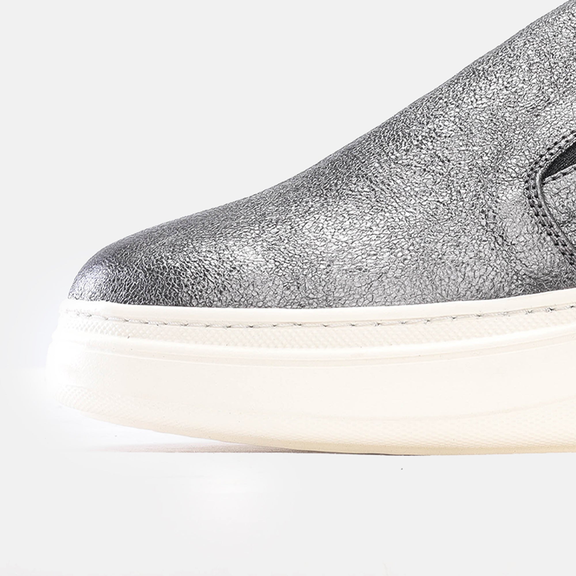 Volzak 02 s Mule en cuir Argenté