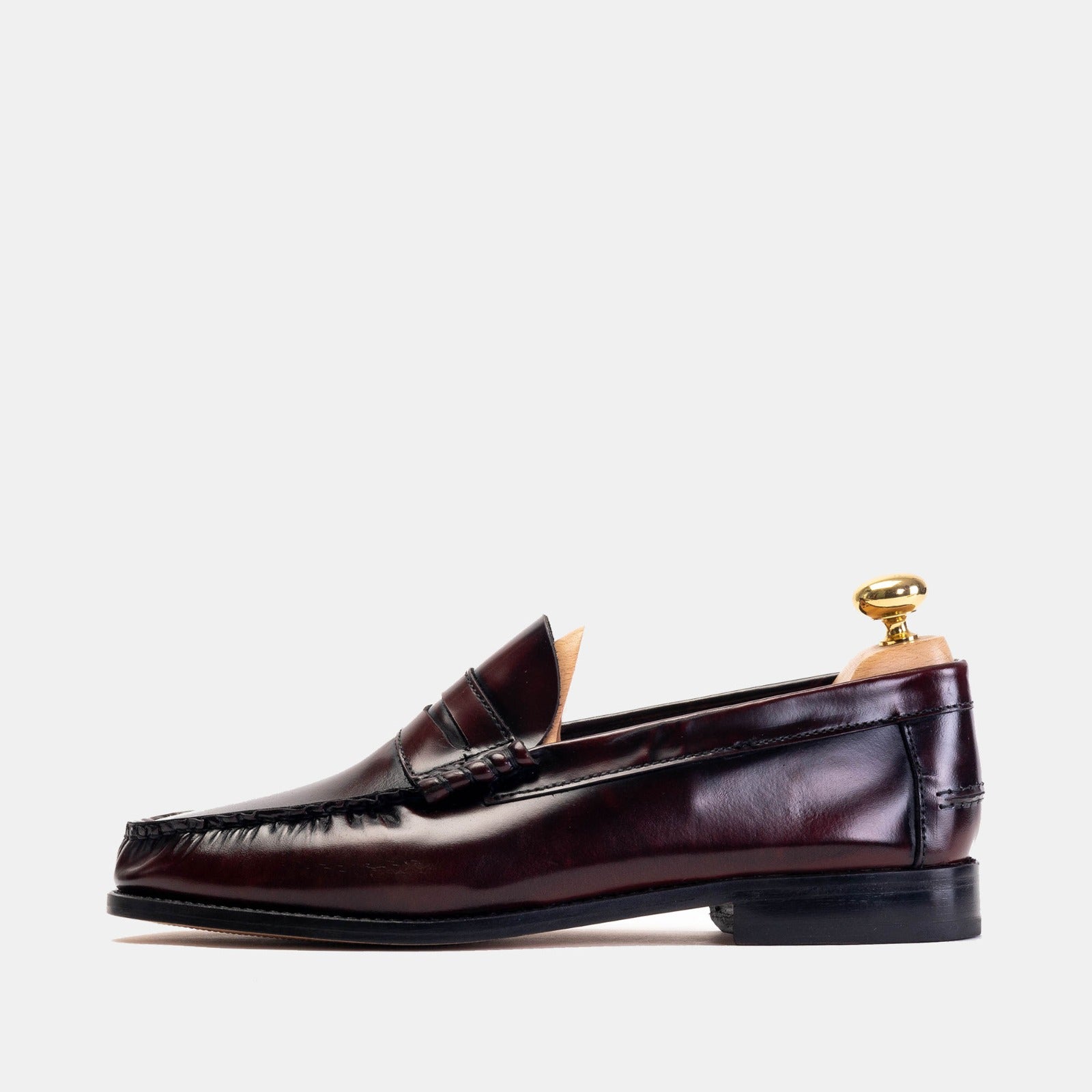 Volzak 315 Bordeaux Detachable Leather Penny Loafer