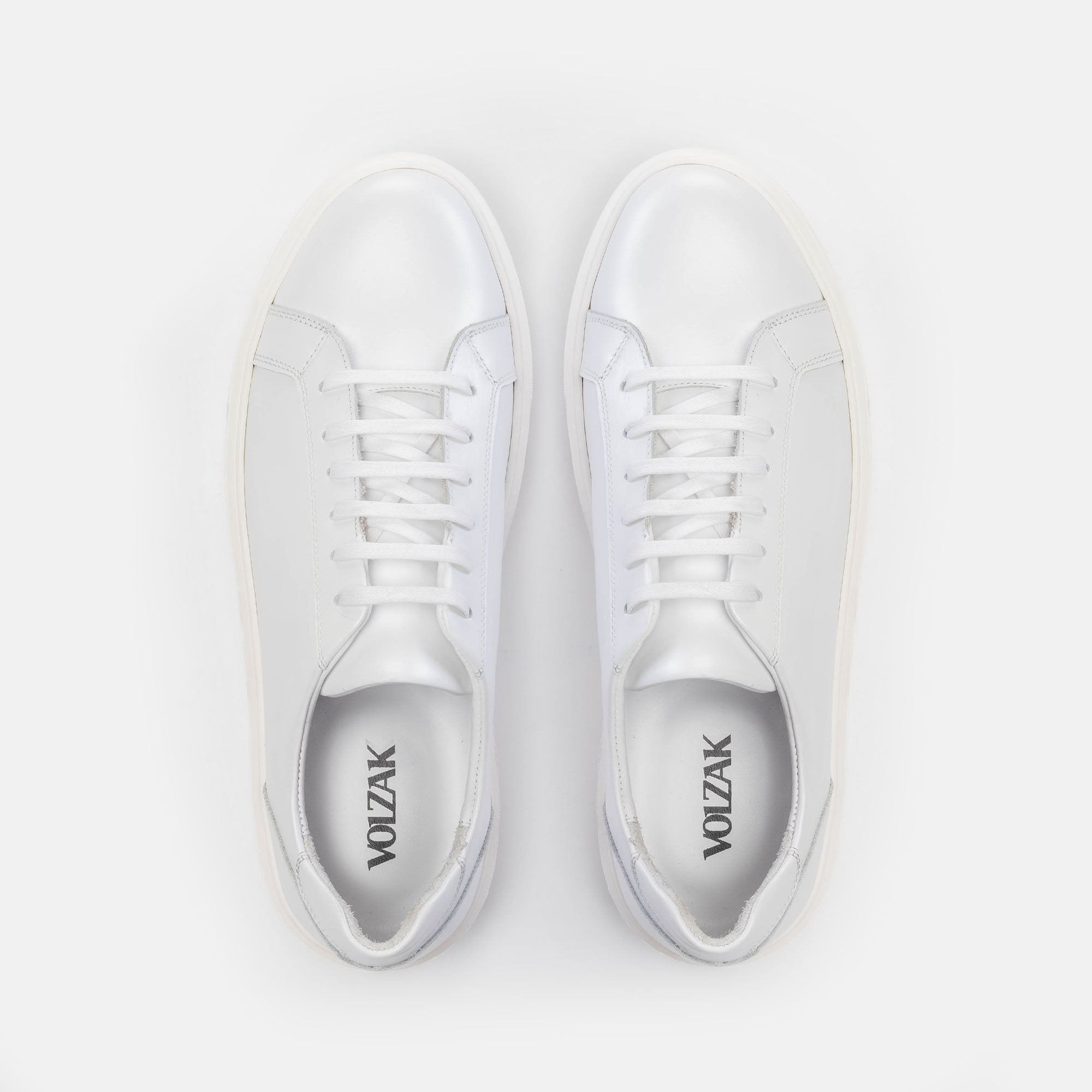 Volzak 6041 S Basket en cuir Blanc