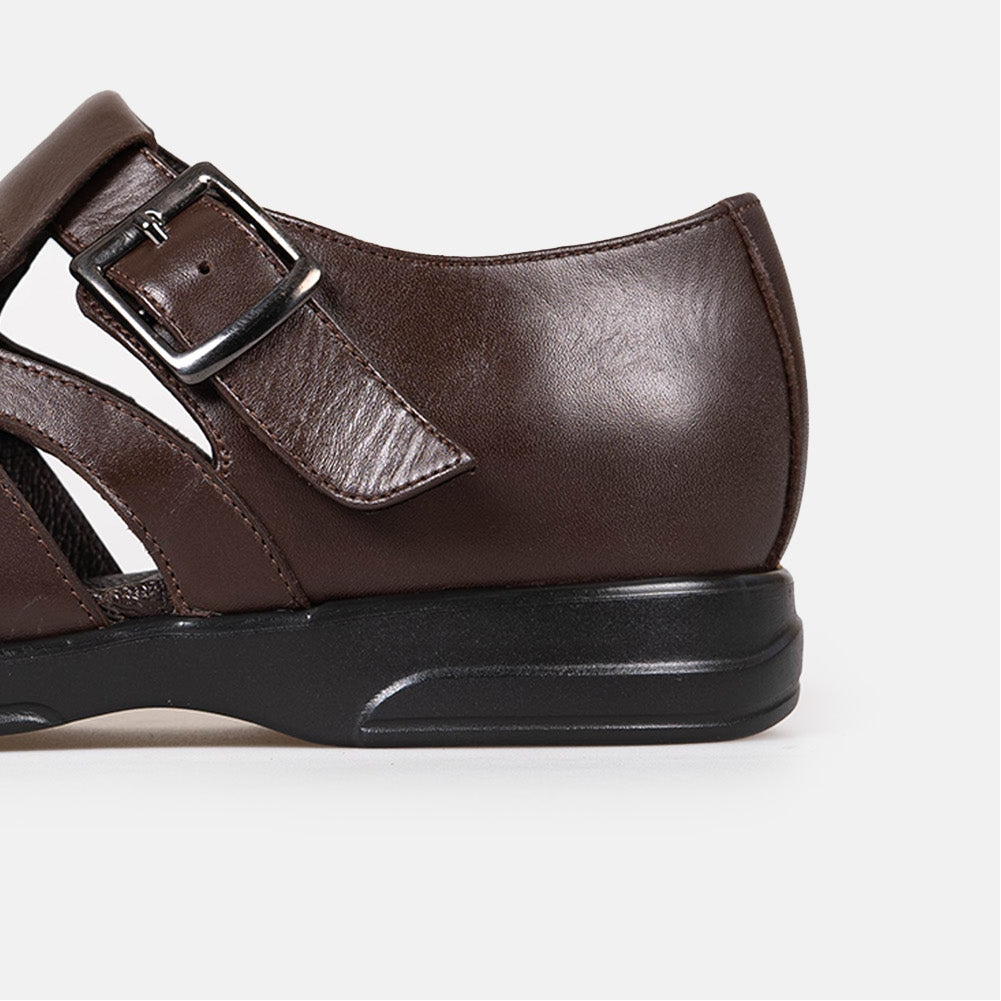 Volzak 5210 S Sandale en cuir Marron