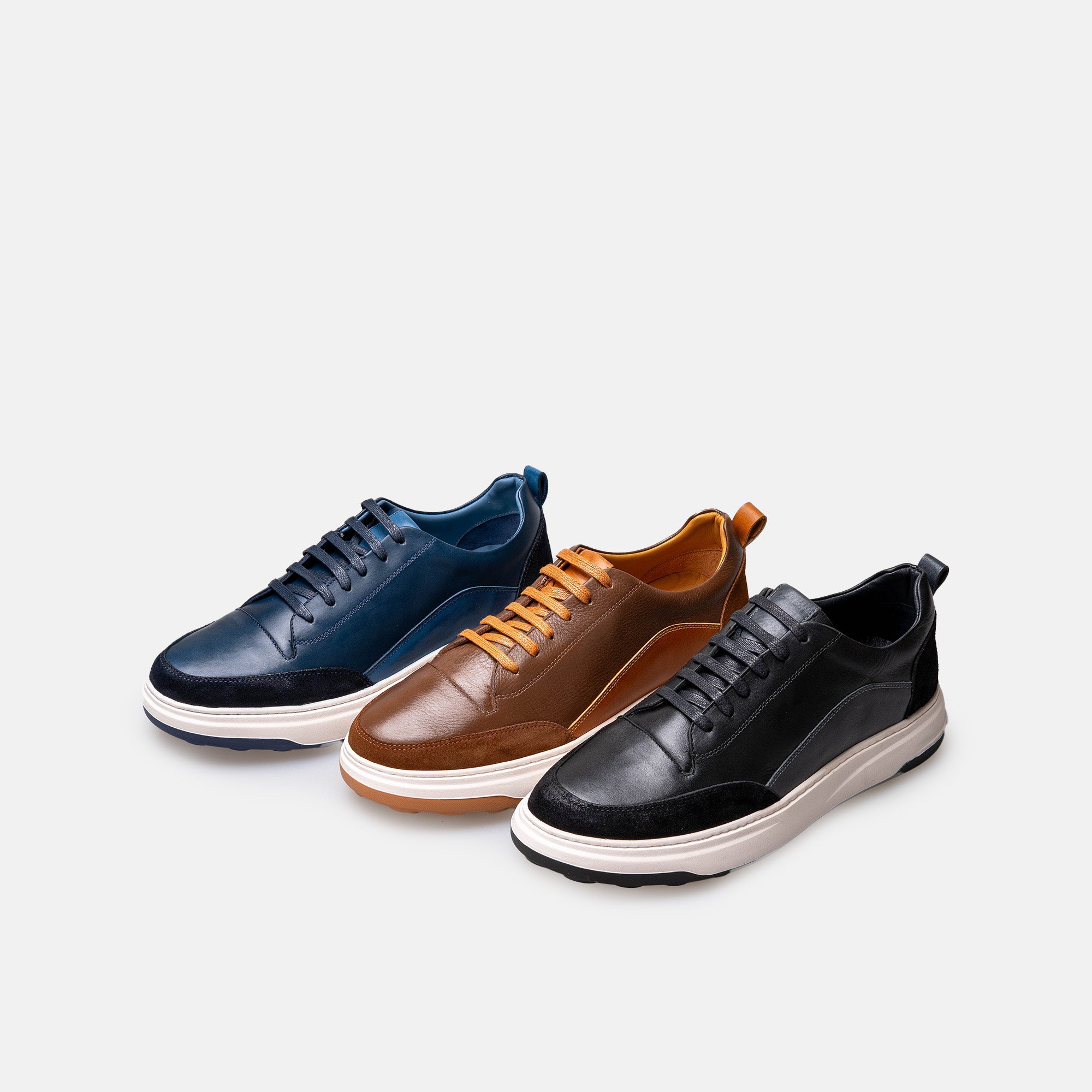 Volzak 6056 basket en cuir Noir