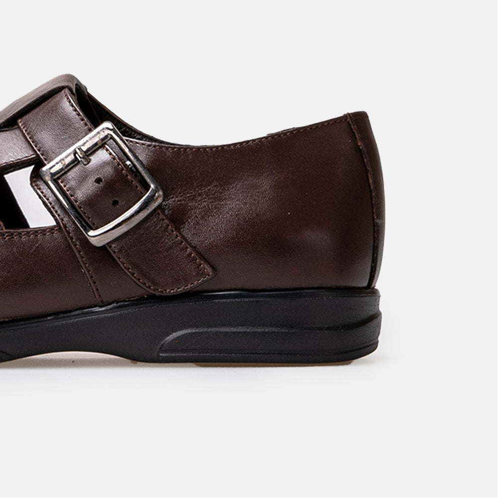 Volzak 5422 Sandale en cuir Marron