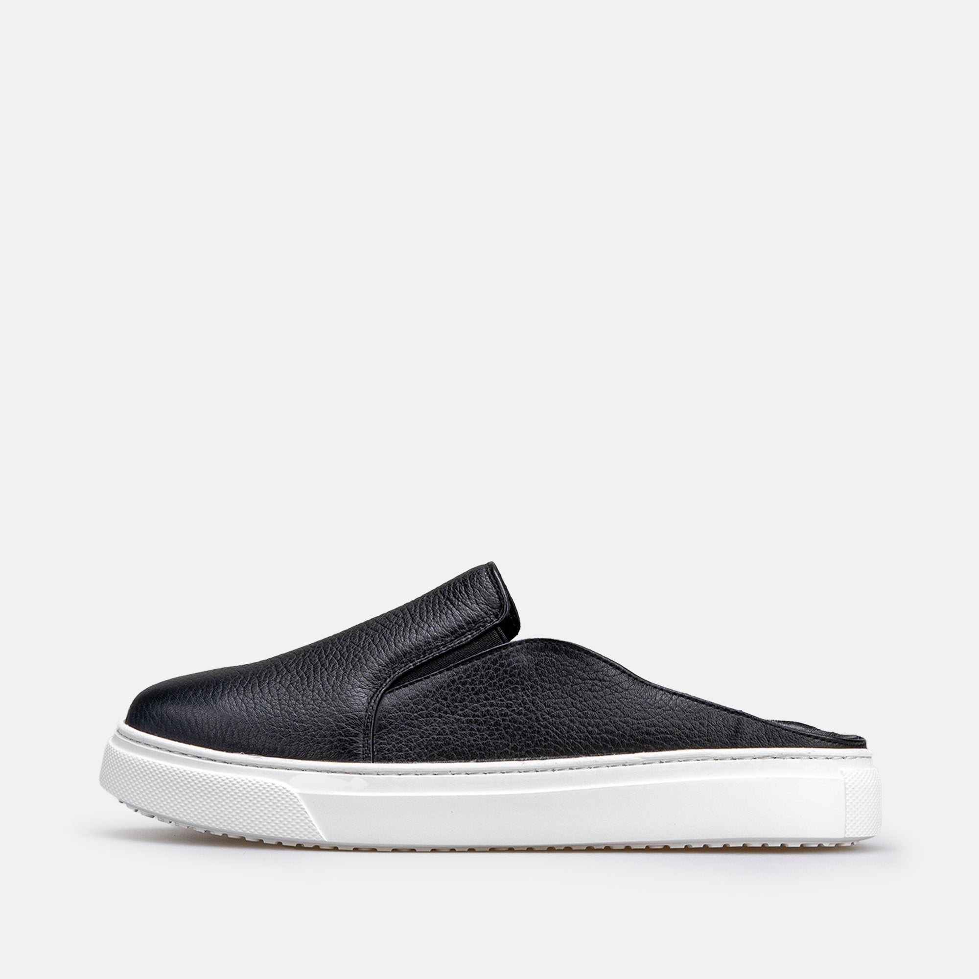 Volzak 301 Mule en cuir Noir