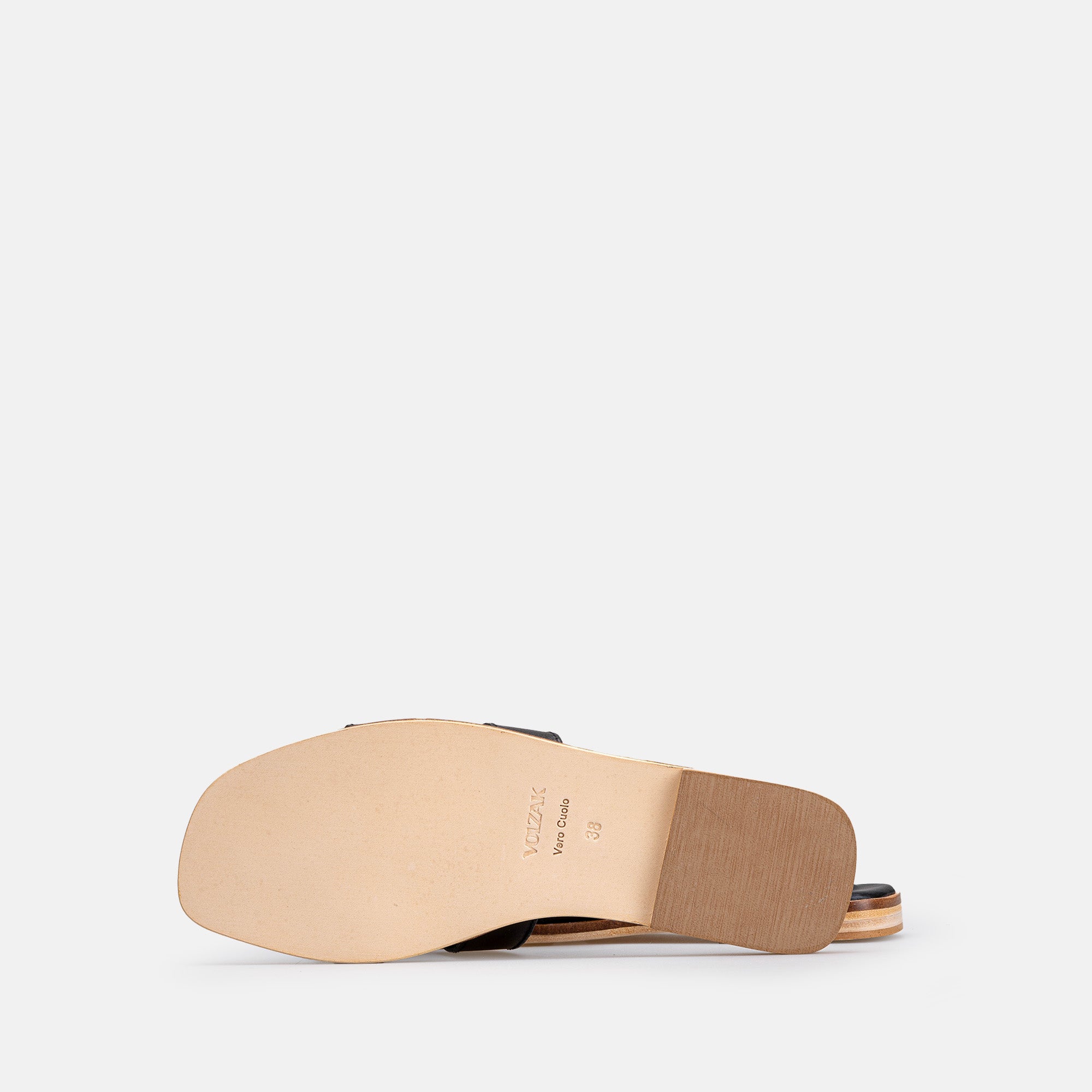 Volzak 900 Sandale en cuir Noir