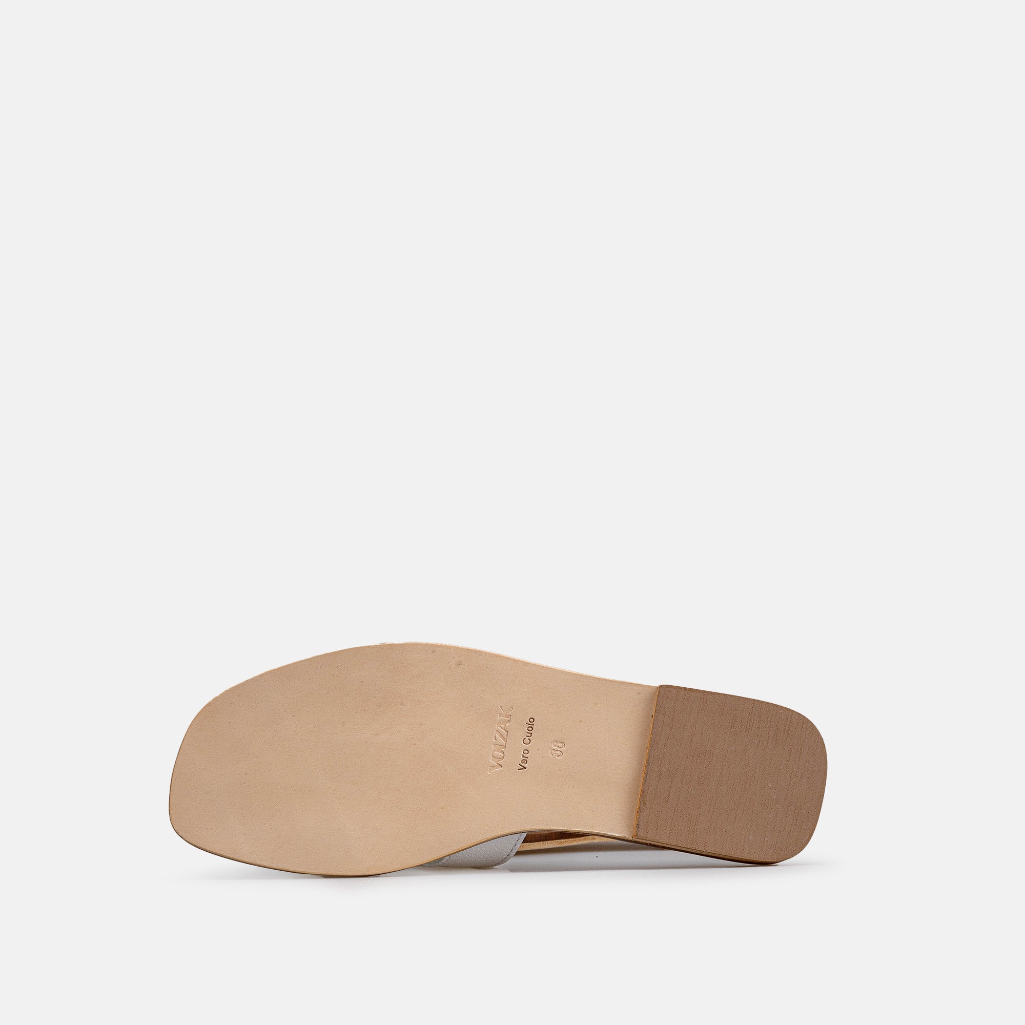 Volzak 900 Sandale en cuir Blanc