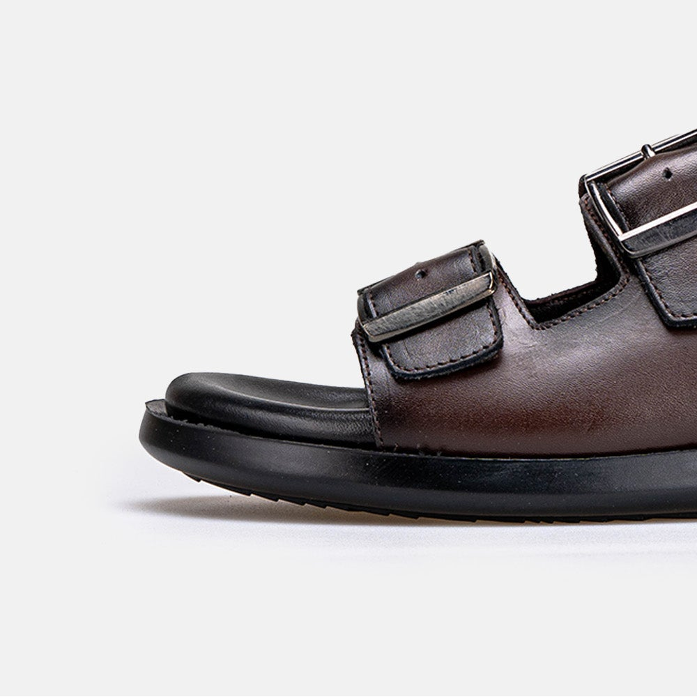 Volzak 5426 Sandale en cuir Marron