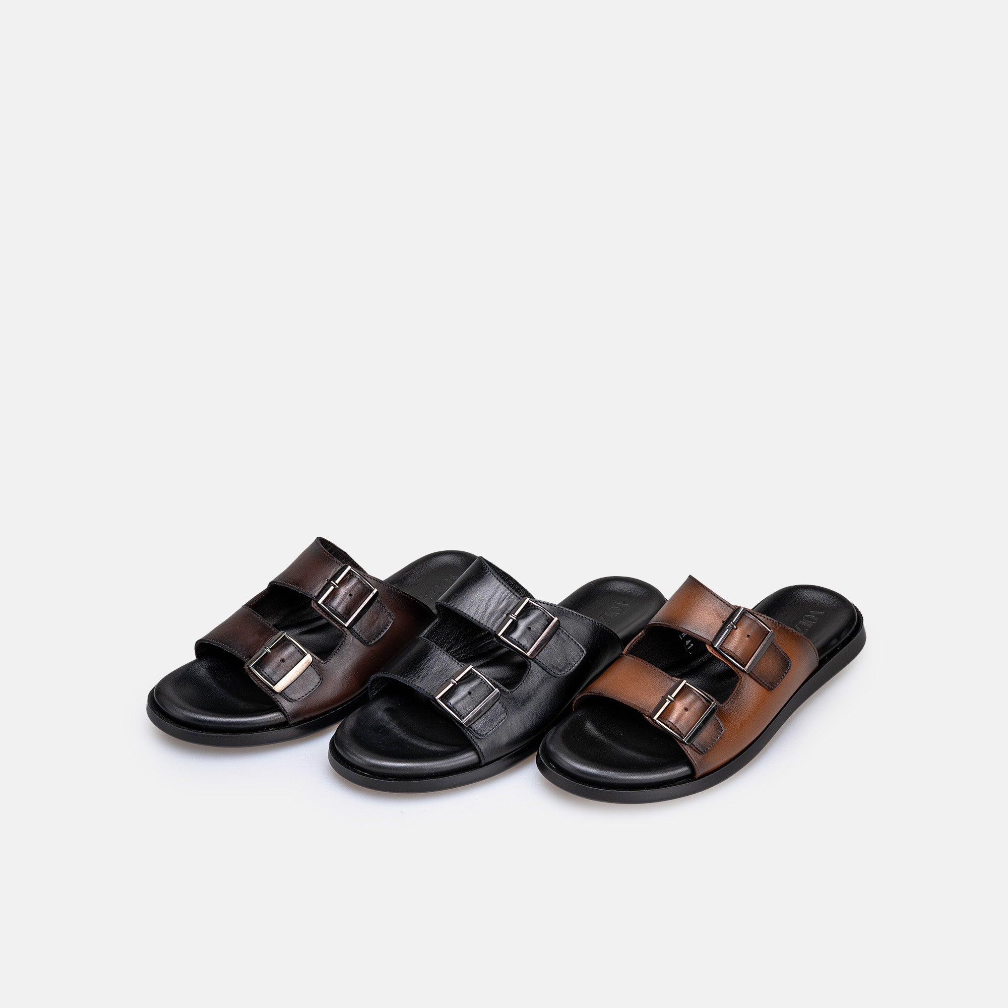 Volzak 5426 Sandale en cuir Marron