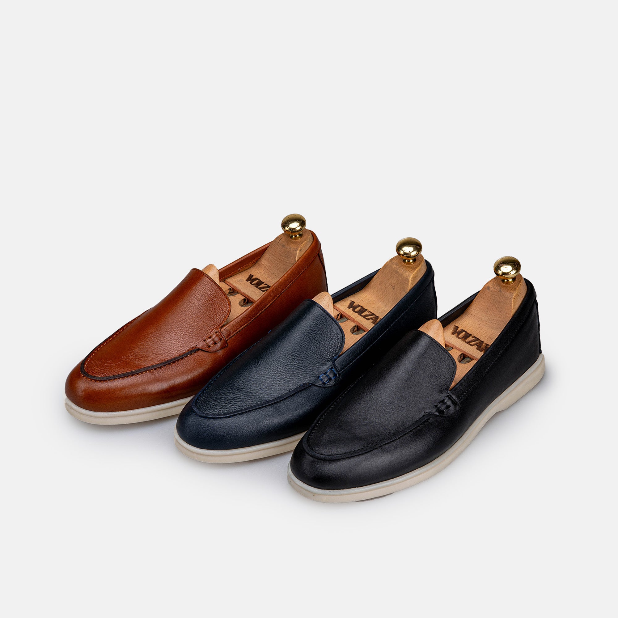 Volzak 3061 s Mocassin en cuir Bleu