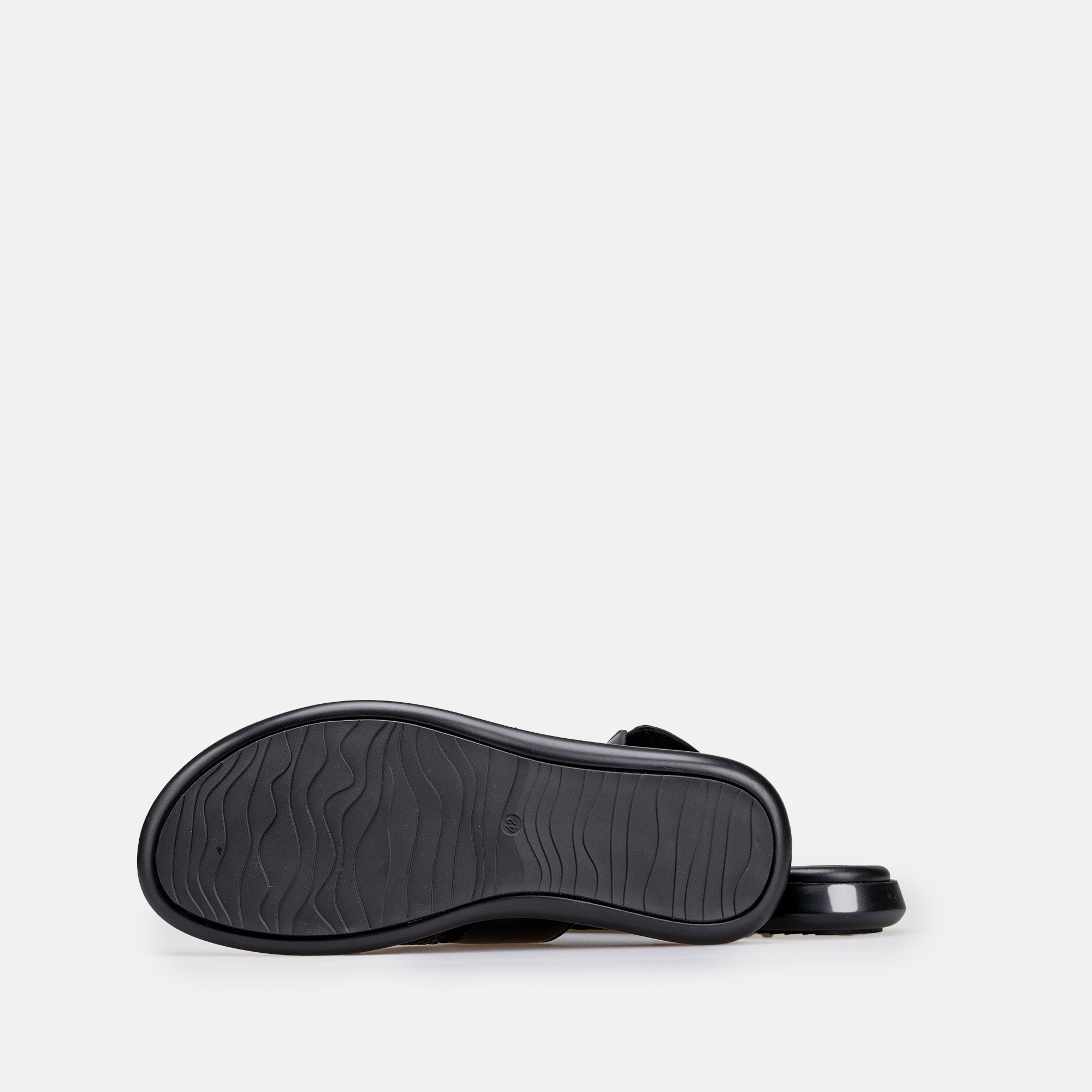 Volzak 5427 Sandale en cuir noir