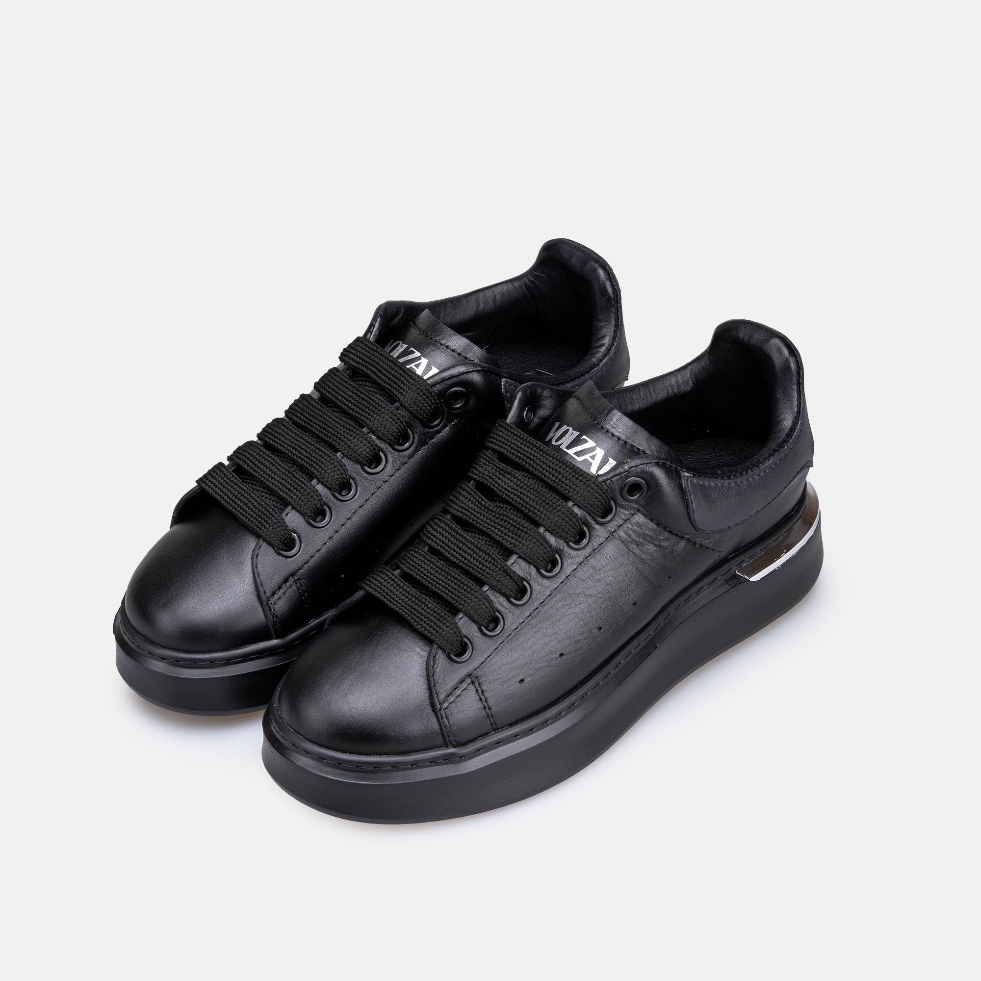 Volzak 2200 basket en cuir Noir