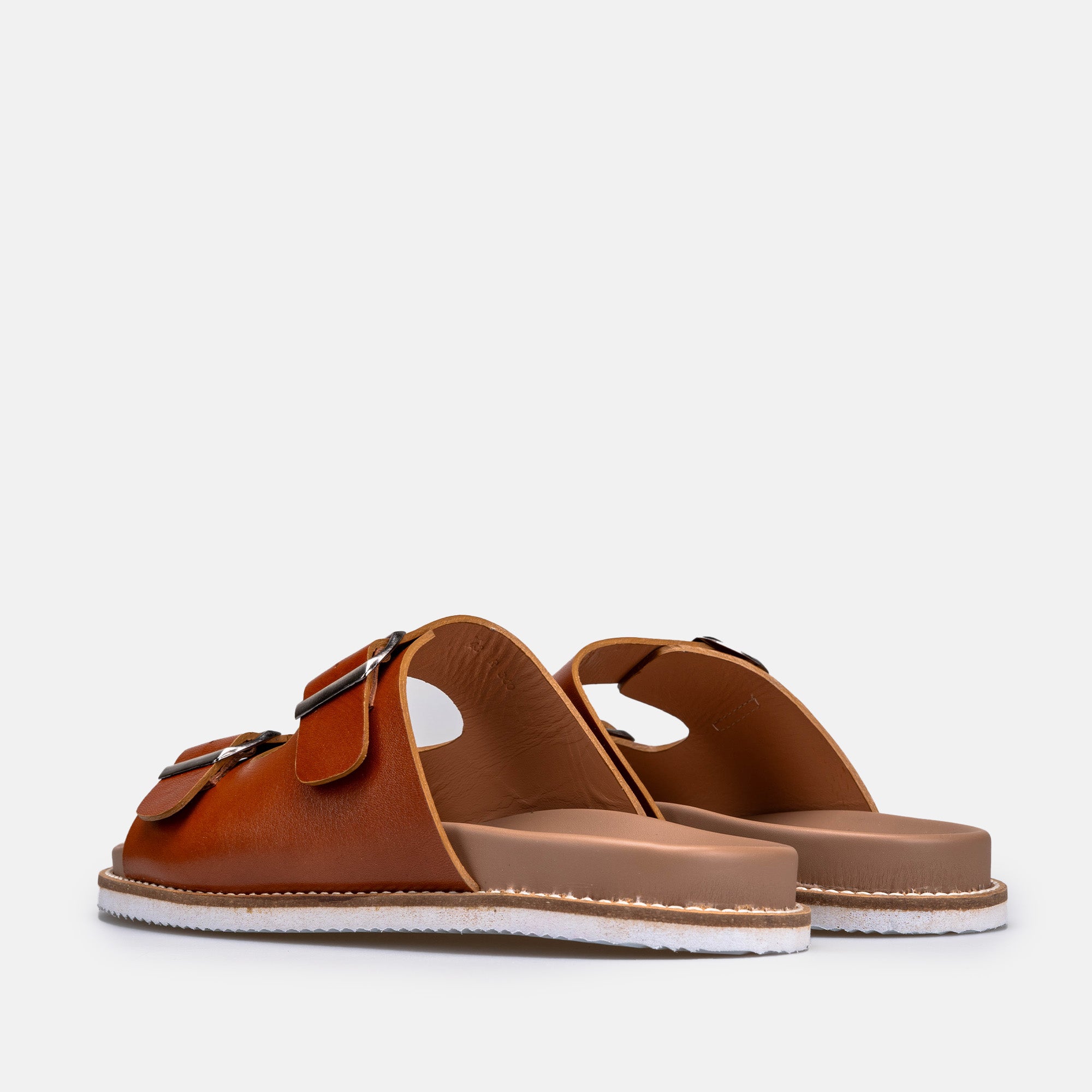 Volzak 360 Sandale en cuir Camel