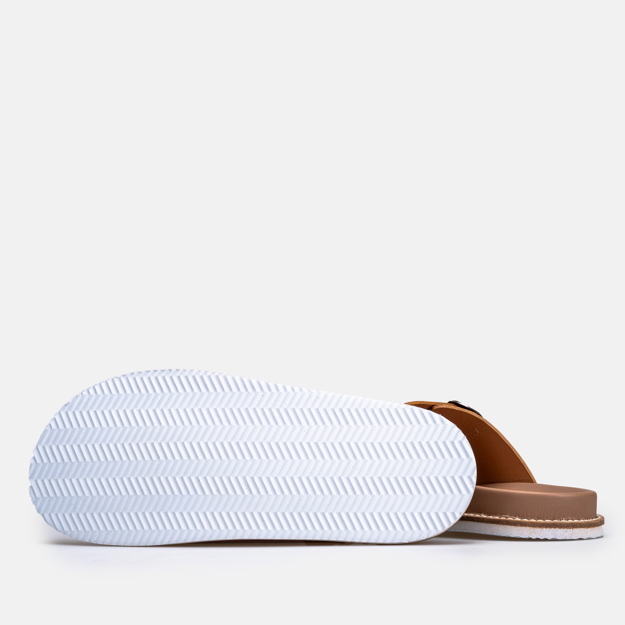 Volzak 360 Sandale en cuir Camel