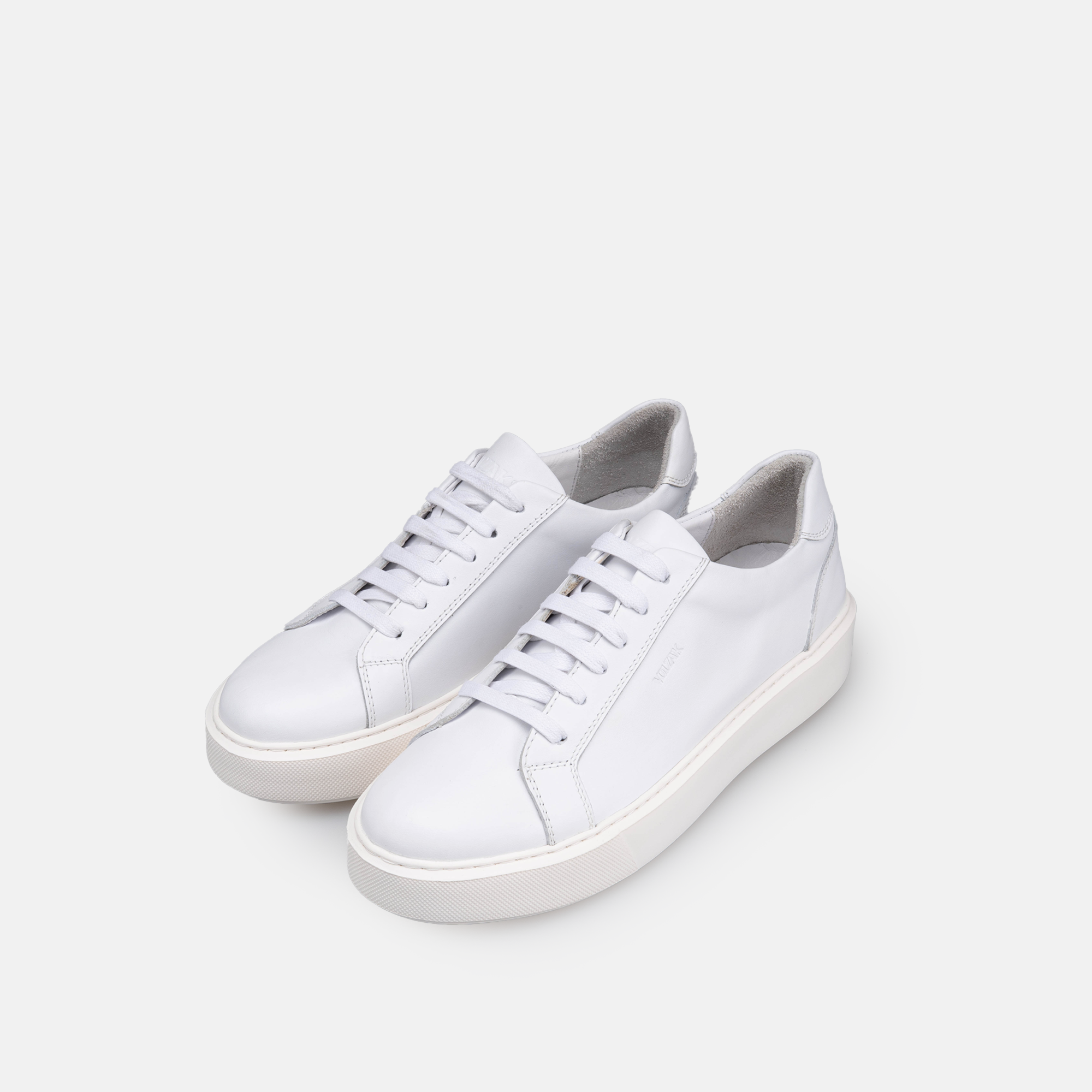Volzak 6041 S Basket en cuir Blanc