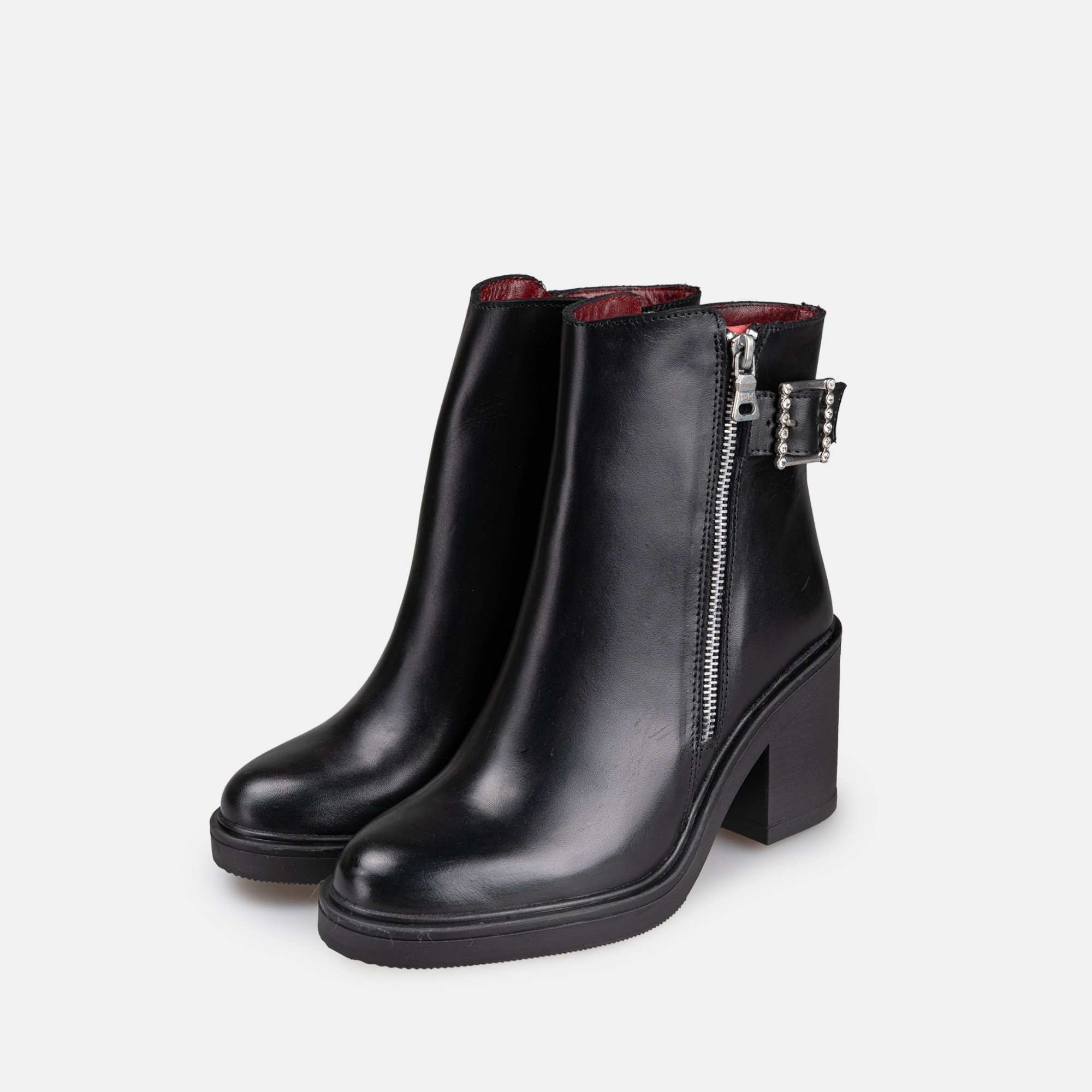Volzak 9919 s Bottine en cuir Noir
