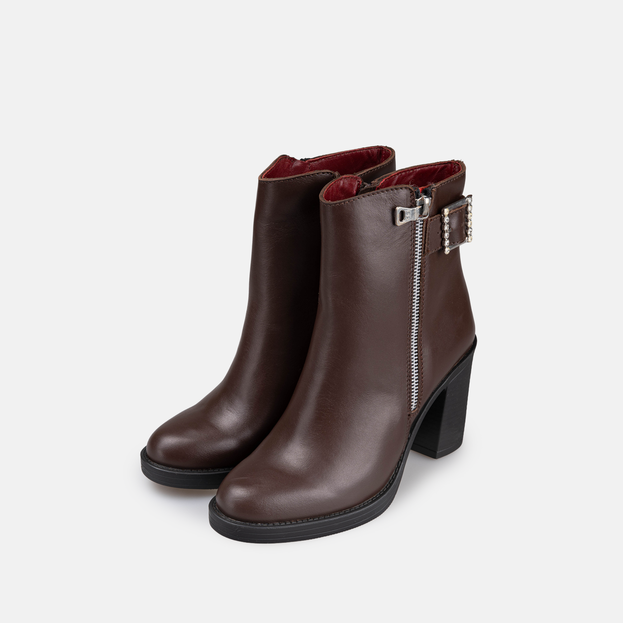 Volzak 9919 Bottine en cuir Marron