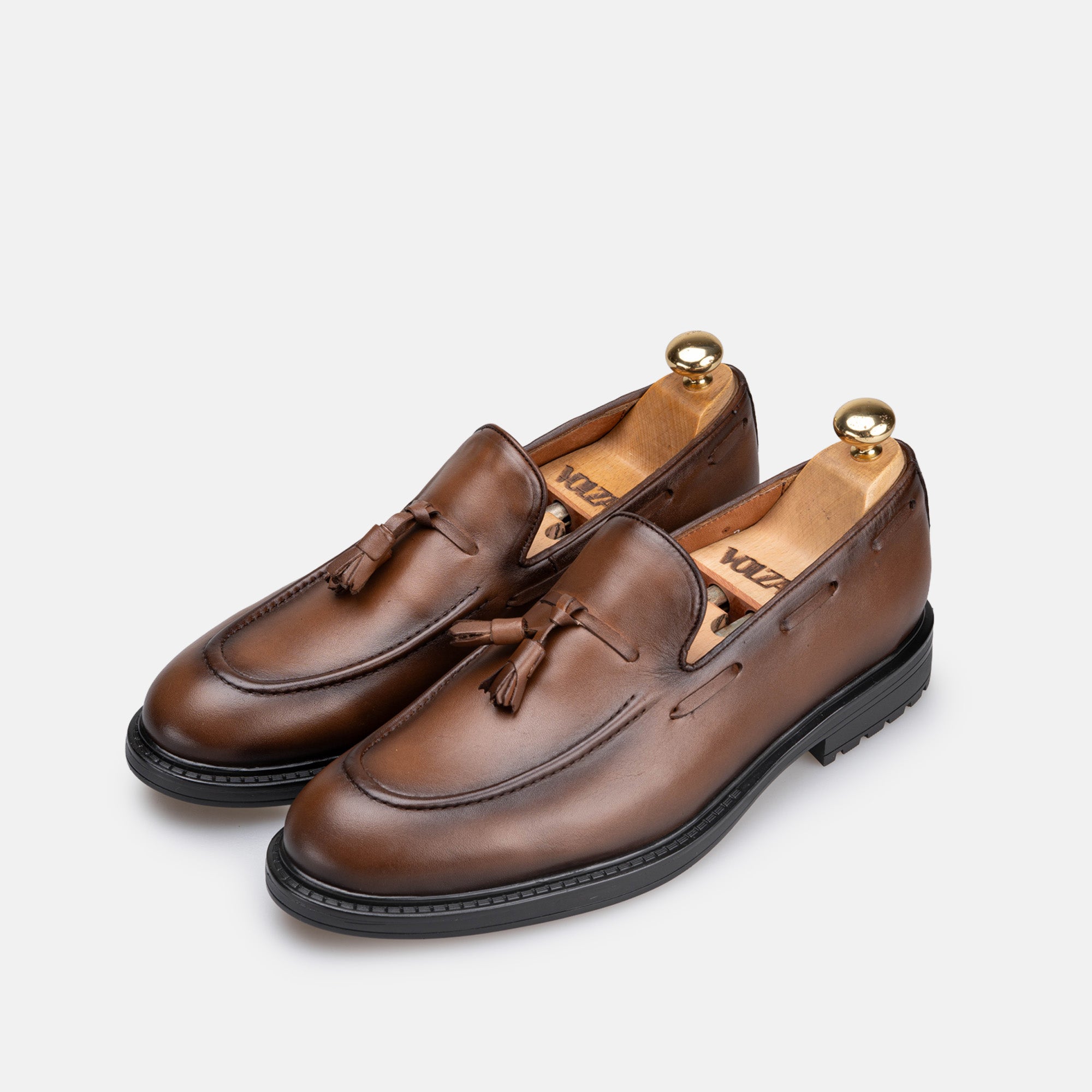 Volzak 5500 chaussure en cuir Marron Vintage