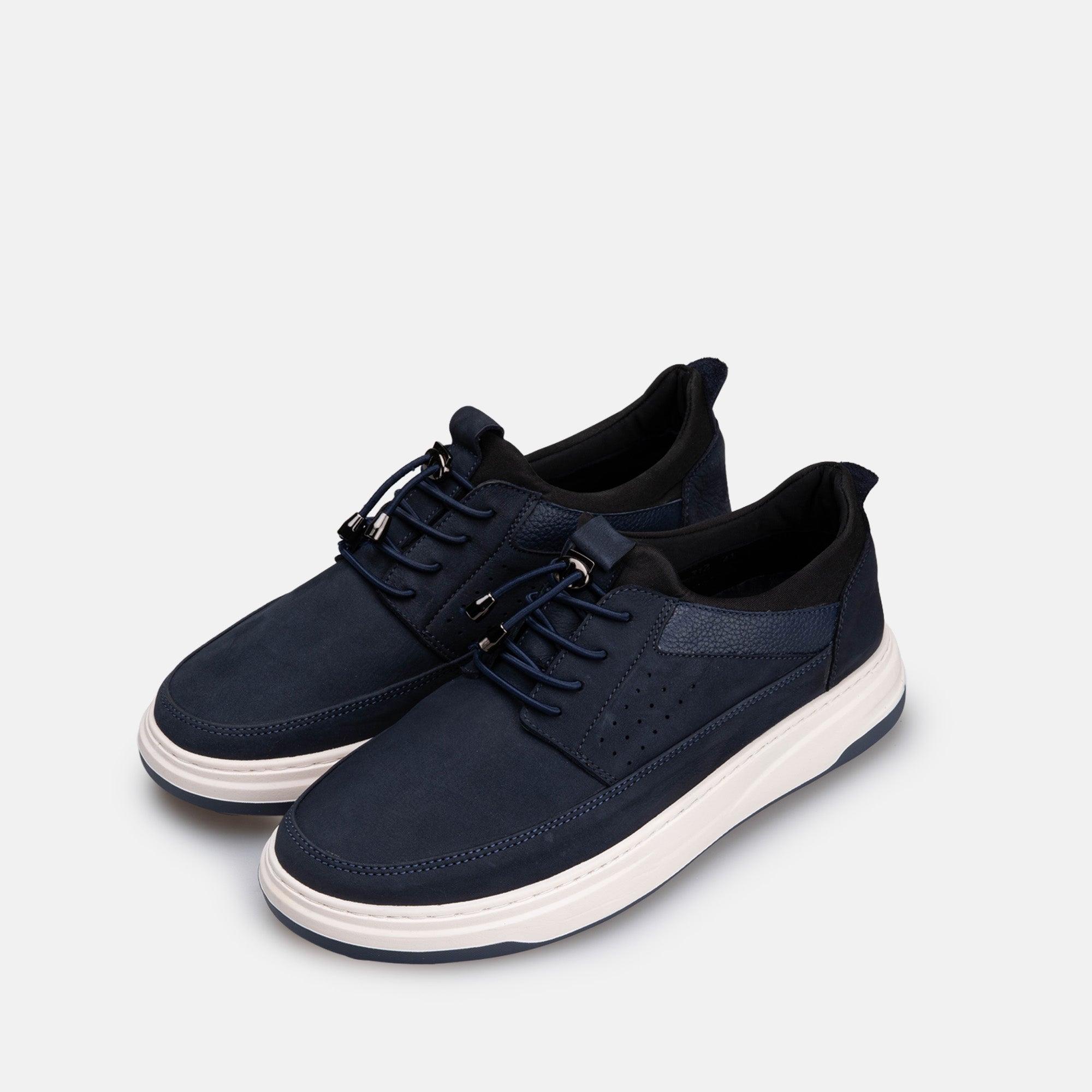 Volzak 317 basket en nubuck Bleu