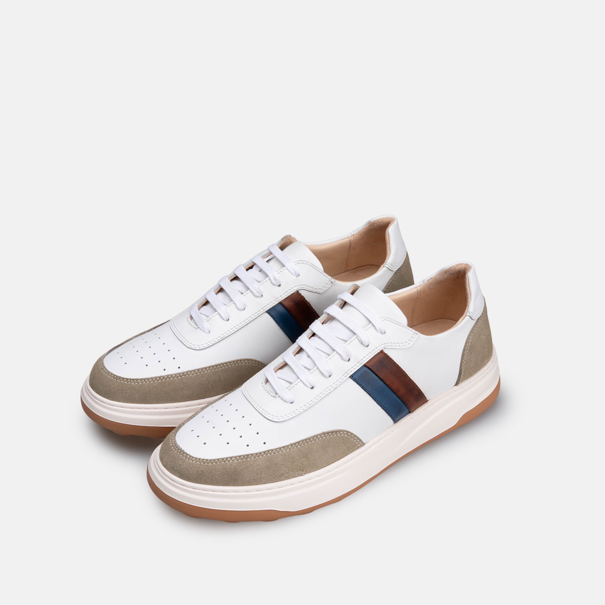 Volzak 7000 basket en cuir Blanc