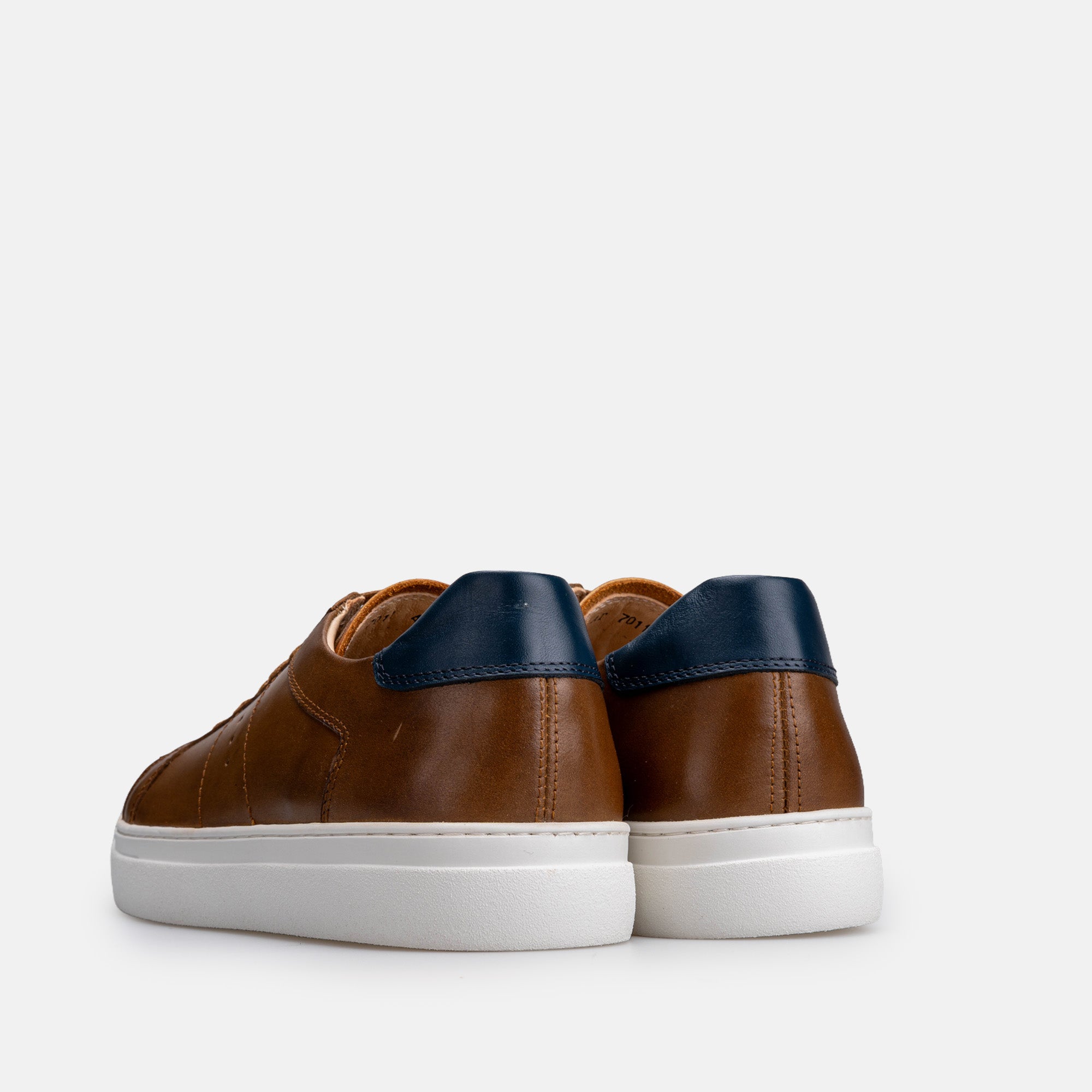 Volzak 7011 basket en cuir Marron Vert