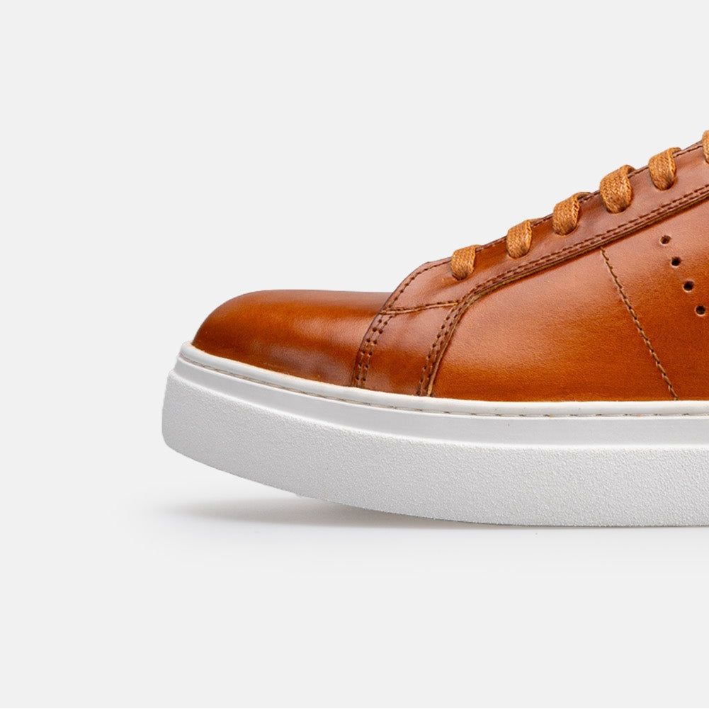 Volzak 7011 basket en cuir Camel