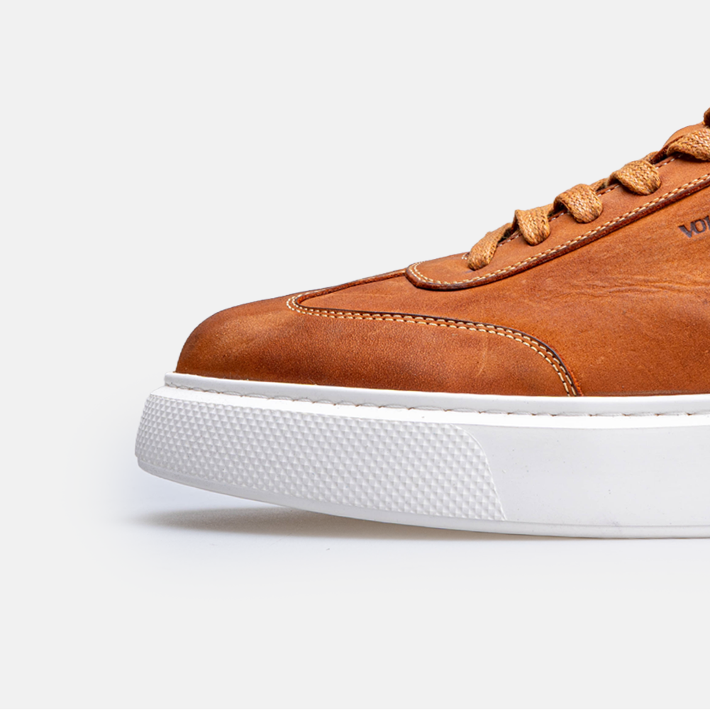 Volzak 7008 Basket en nubuck Camel
