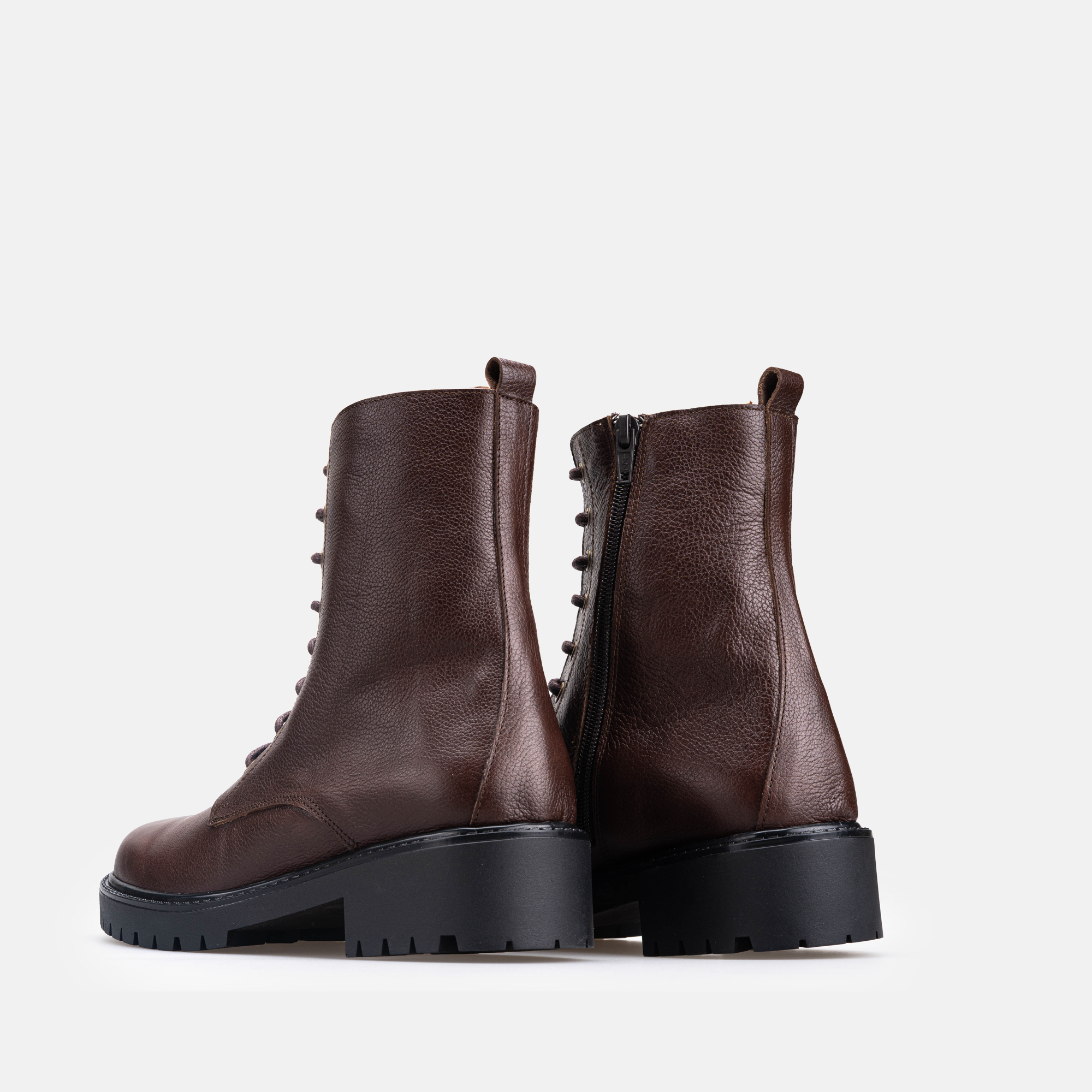 Volzak 4009 Bottine en cuir Marron Foncé