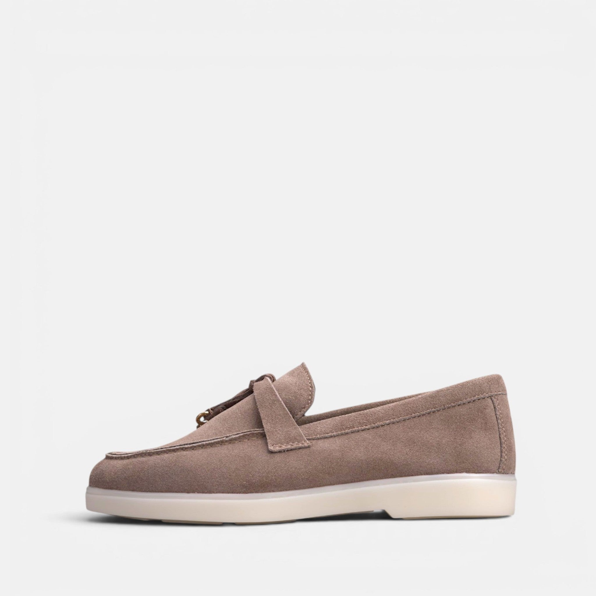 Volzak 279 Mocassin en daim beige