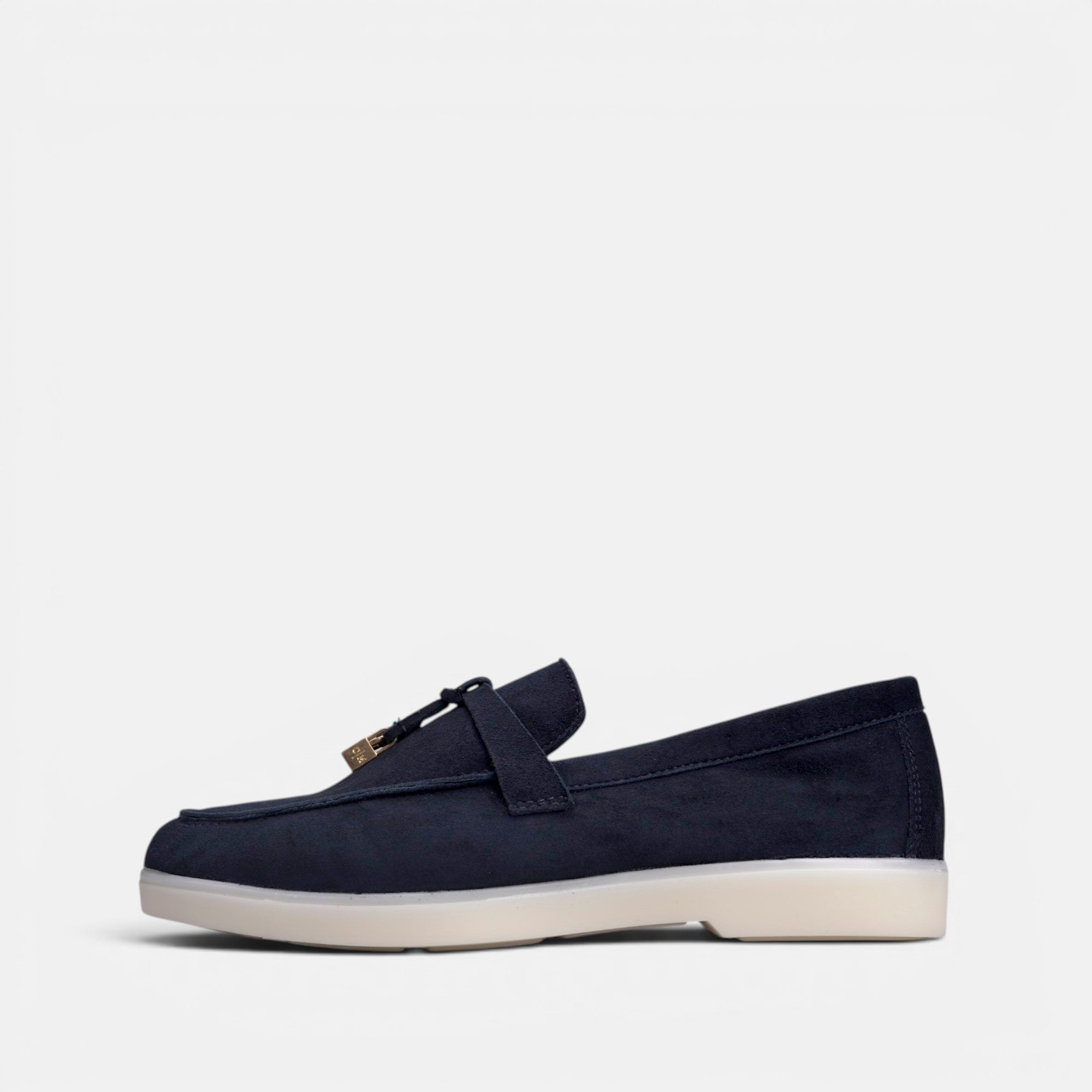 Volzak 279 Mocassin en daim Bleu