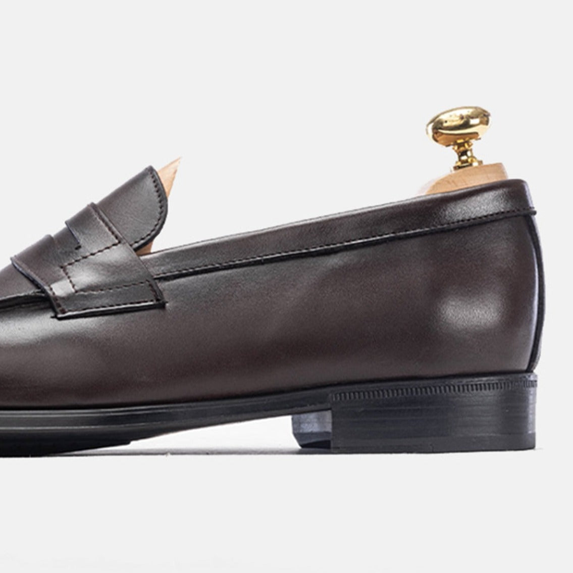 Volzak 5157 Mocassin penny en cuir Marron