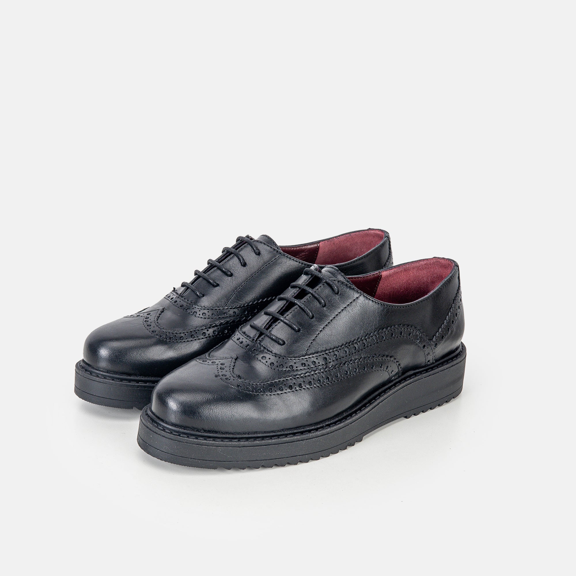 Volzak 0720 Black Leather Shoe