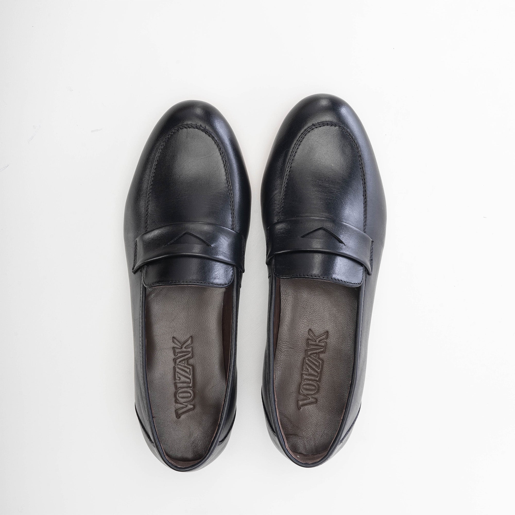 Volzak 3037 Black Leather Shoe