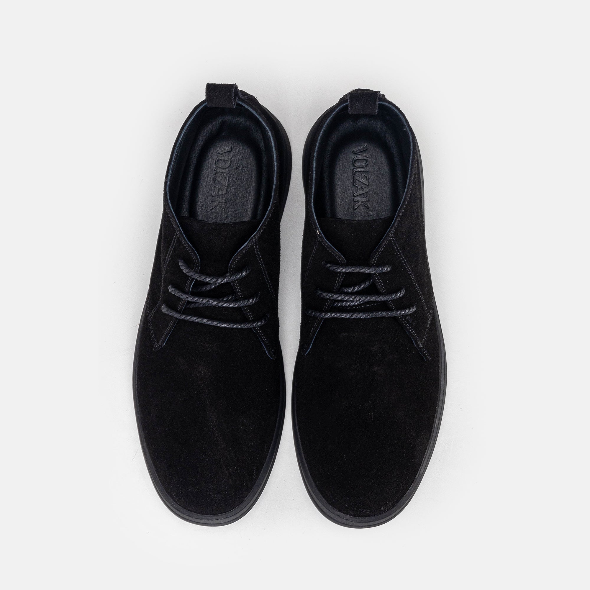 Volzak 805 Suede Ankle Boot Black