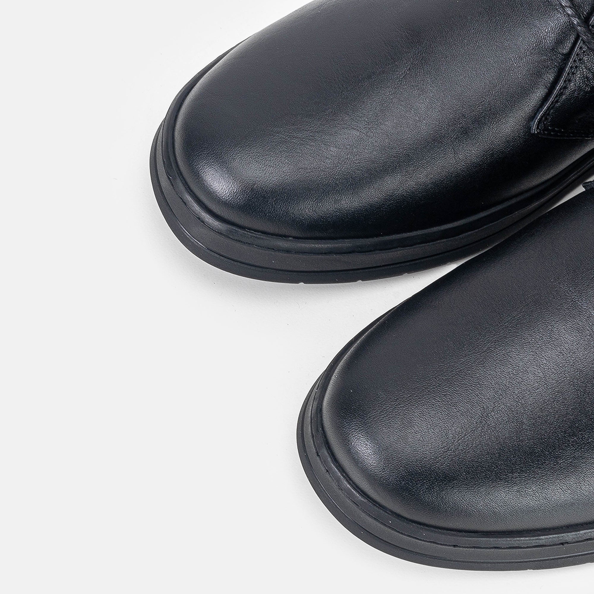 Volzak 805 Black Leather Ankle Boot