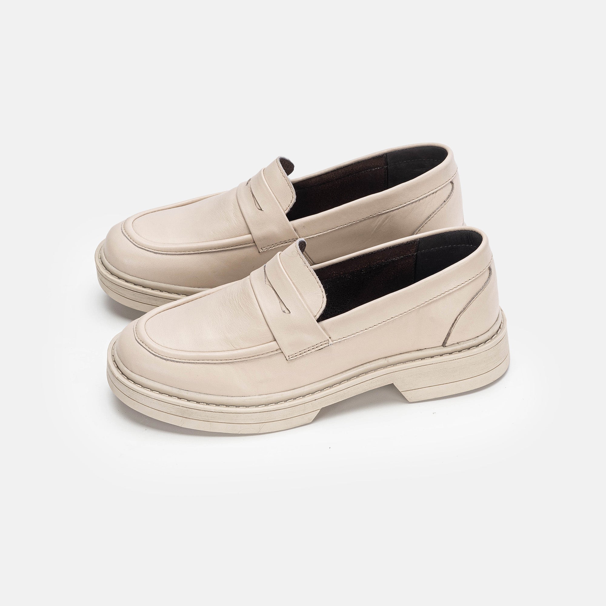 Volzak 6035 Beige Leather Shoe
