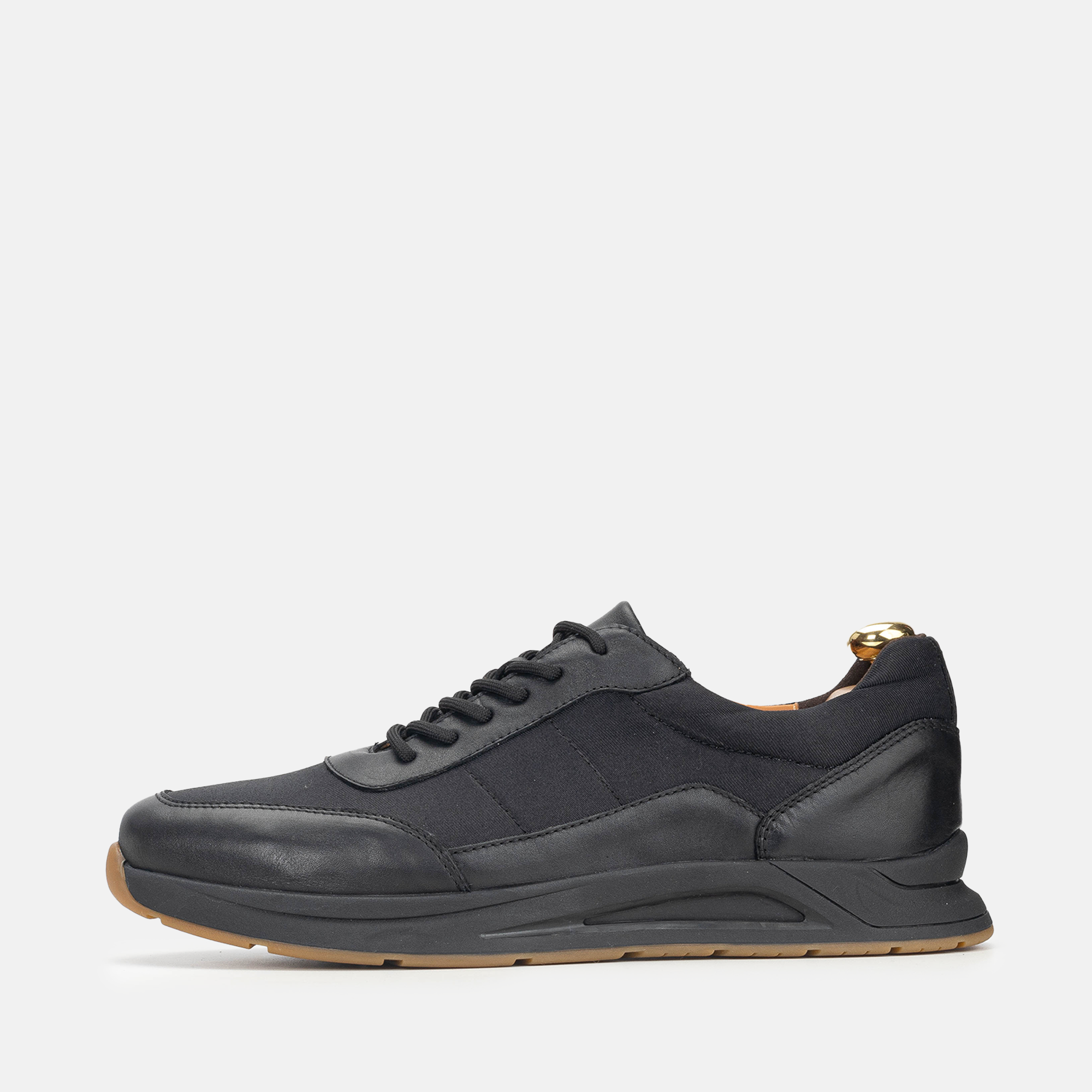 Volzak 3039 Basket en cuir Noir