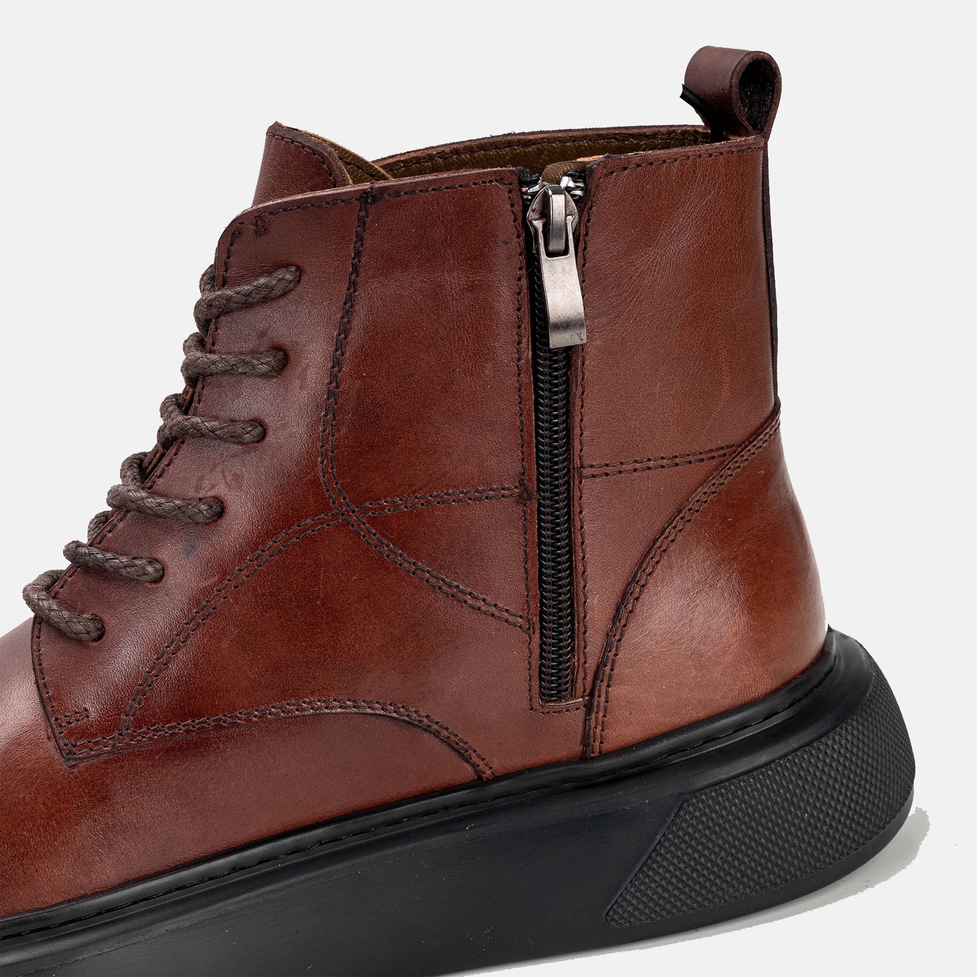 Volzak 4003 Brown Leather Ankle Boot