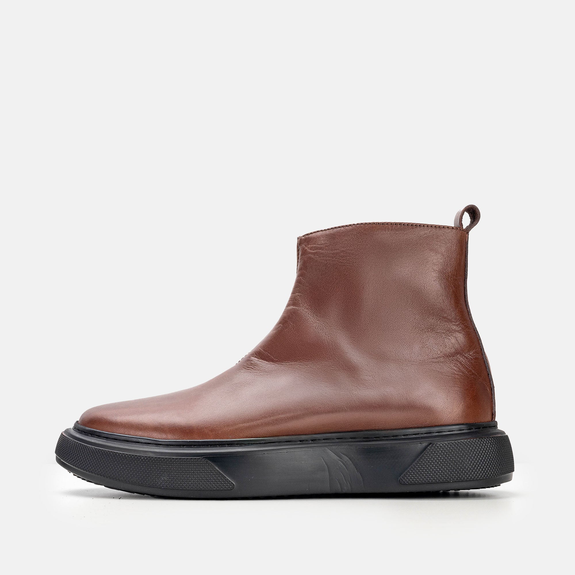 Volzak 303 Brown Leather Ankle Boot