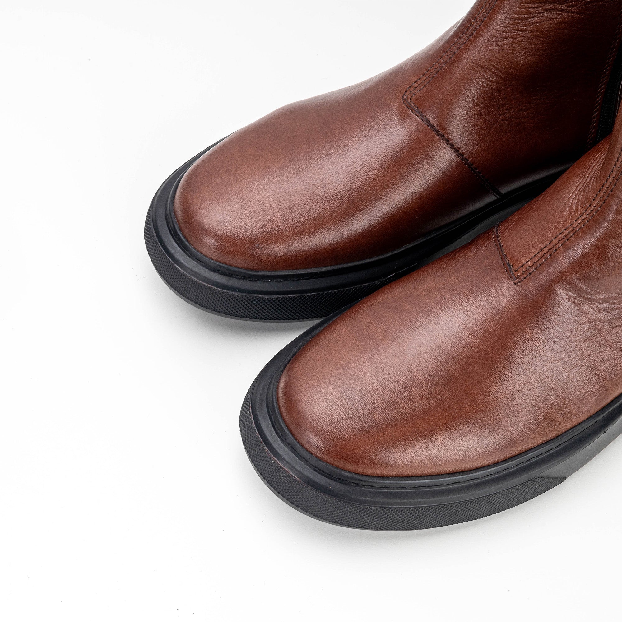 Volzak 303 Brown Leather Ankle Boot