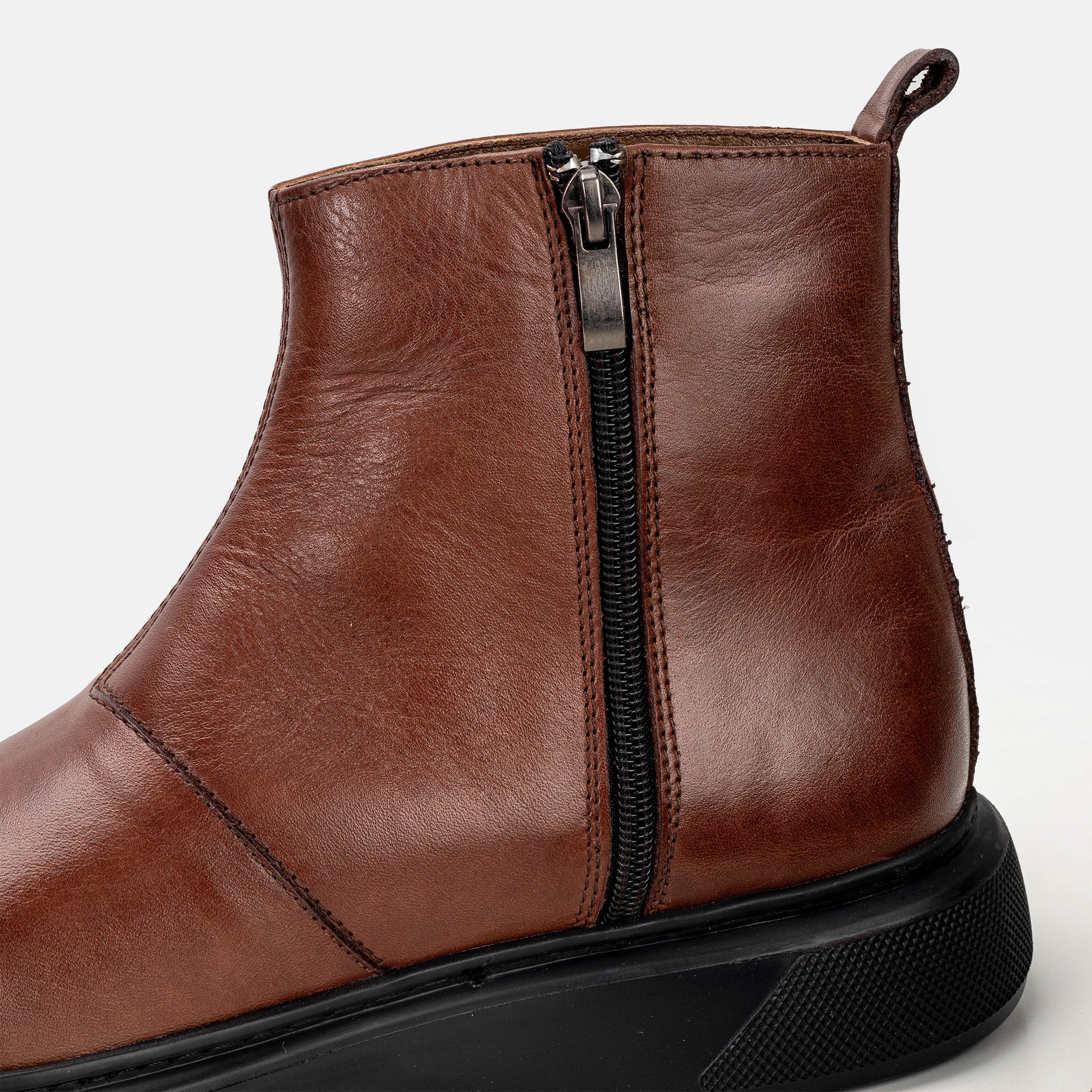 Volzak 303 Brown Leather Ankle Boot
