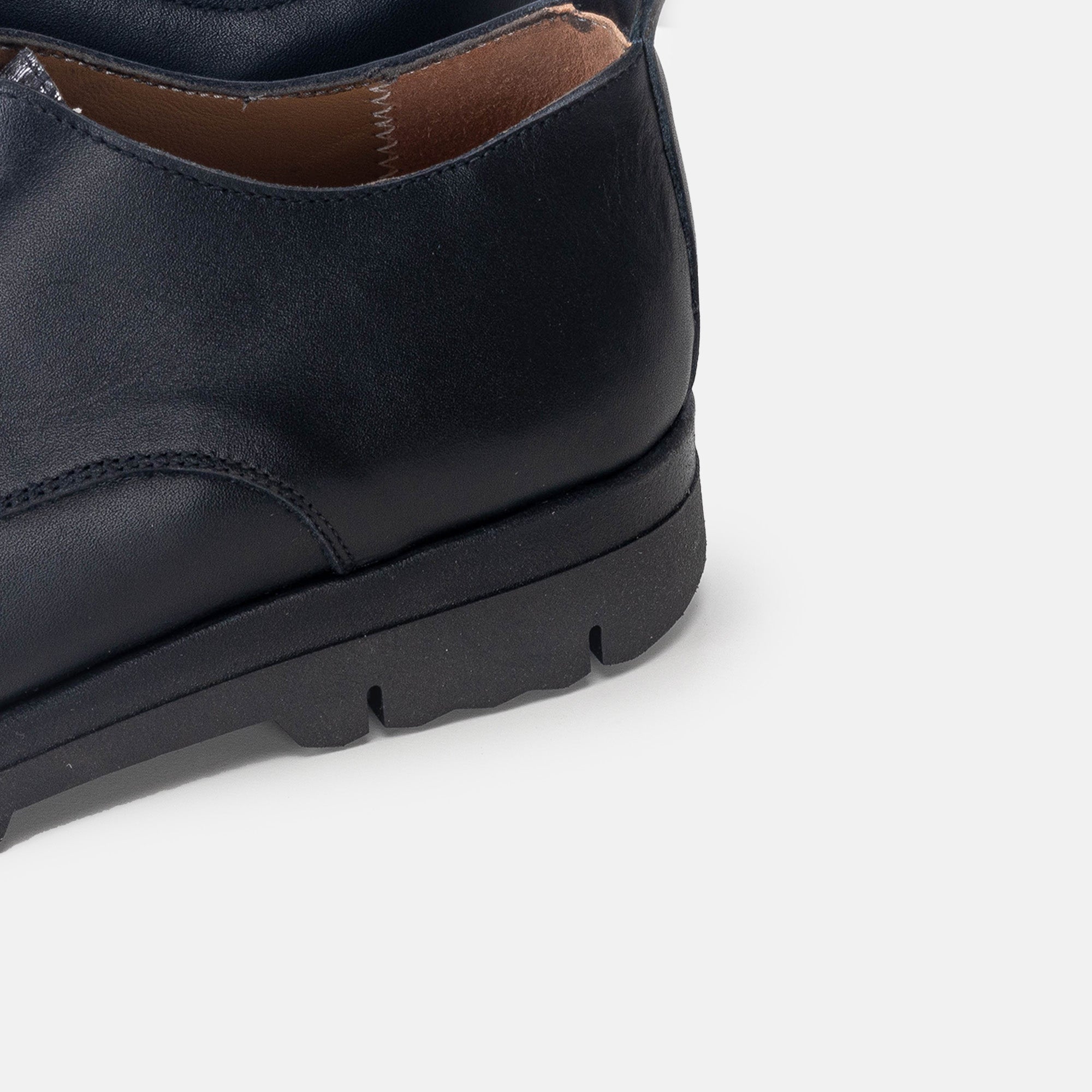 Volzak 2024 Black Silver Leather Shoe