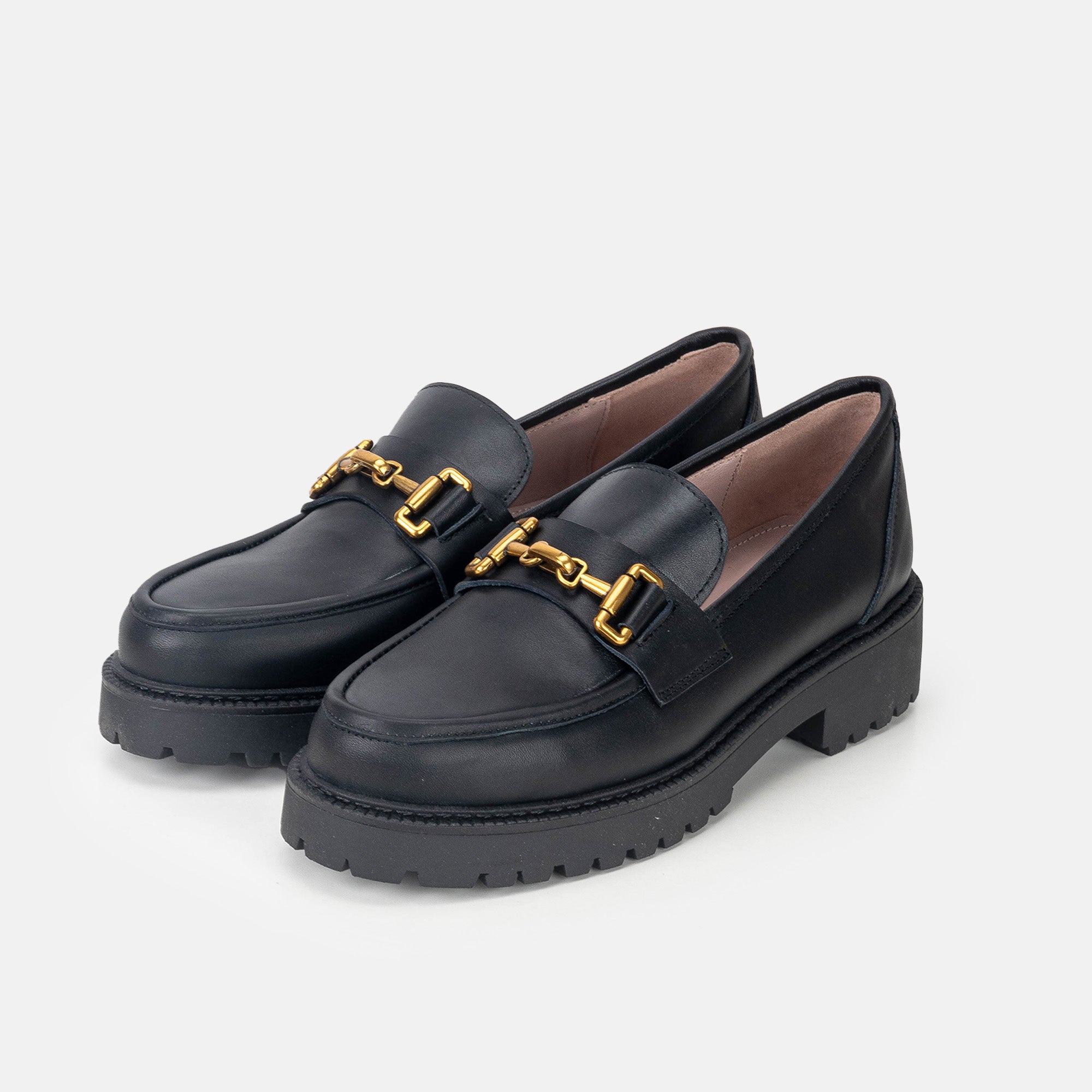 Volzak 1135 Black Leather Shoe
