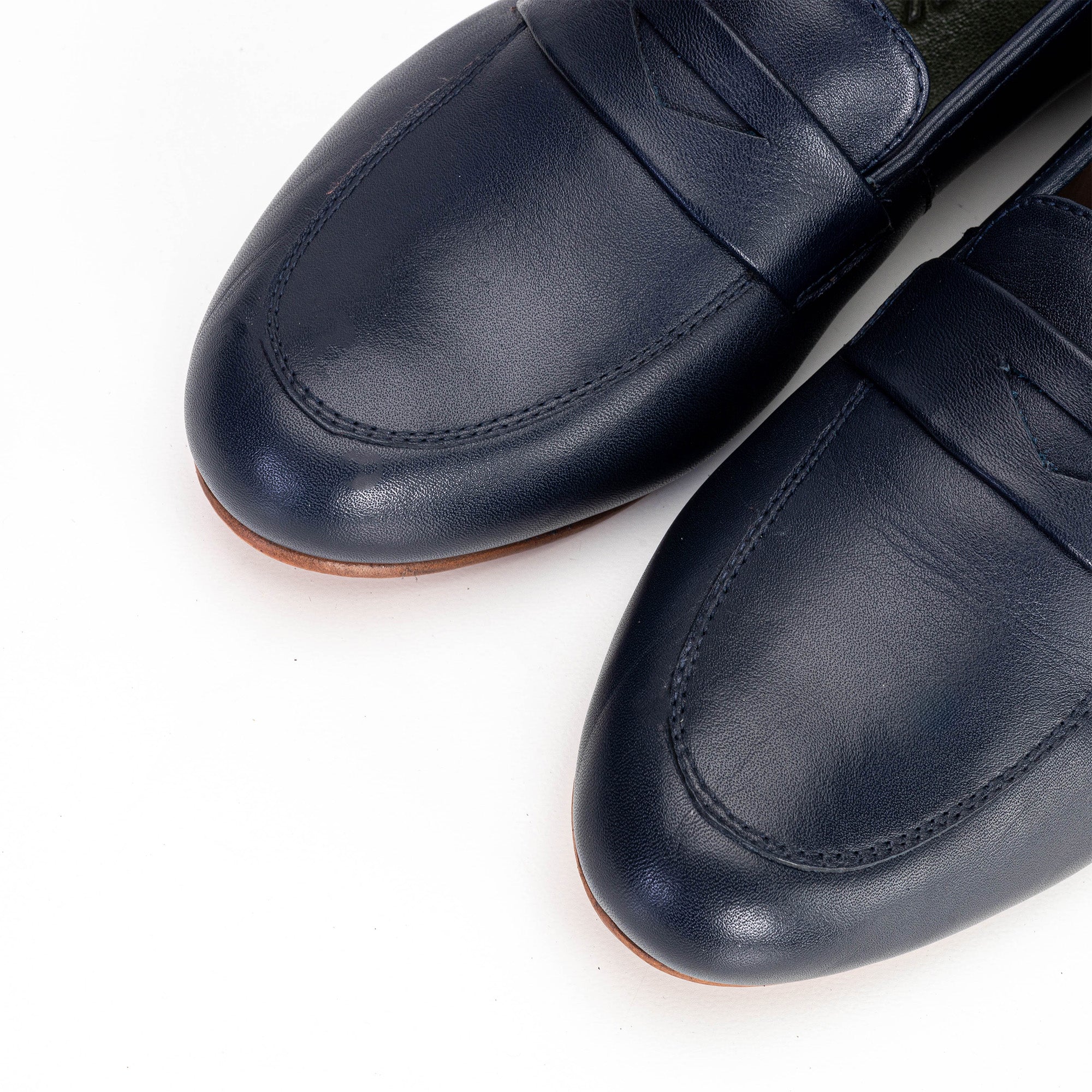Volzak 3037 Blue Leather Shoe