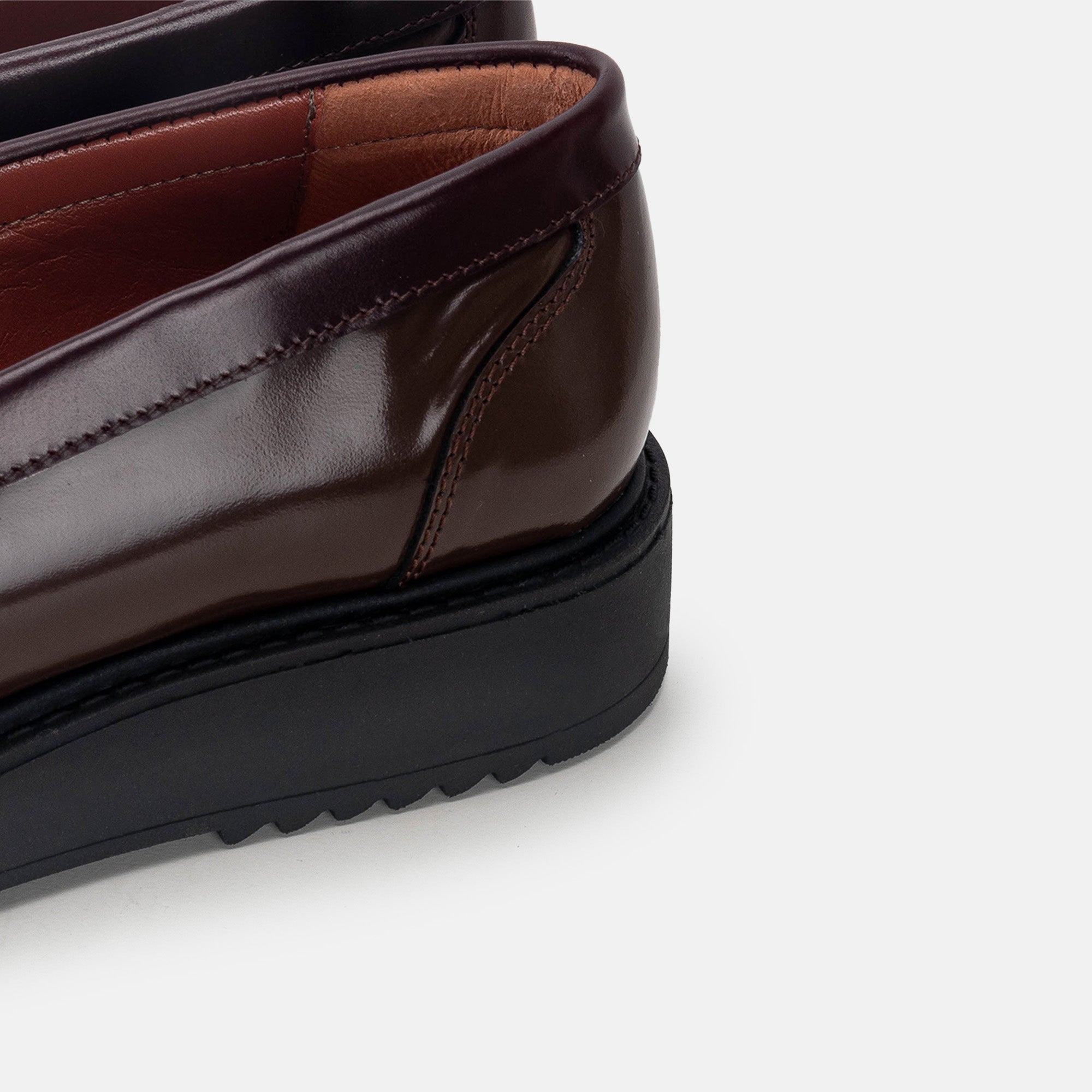 Volzak 0727 Brown Patent Leather Shoe