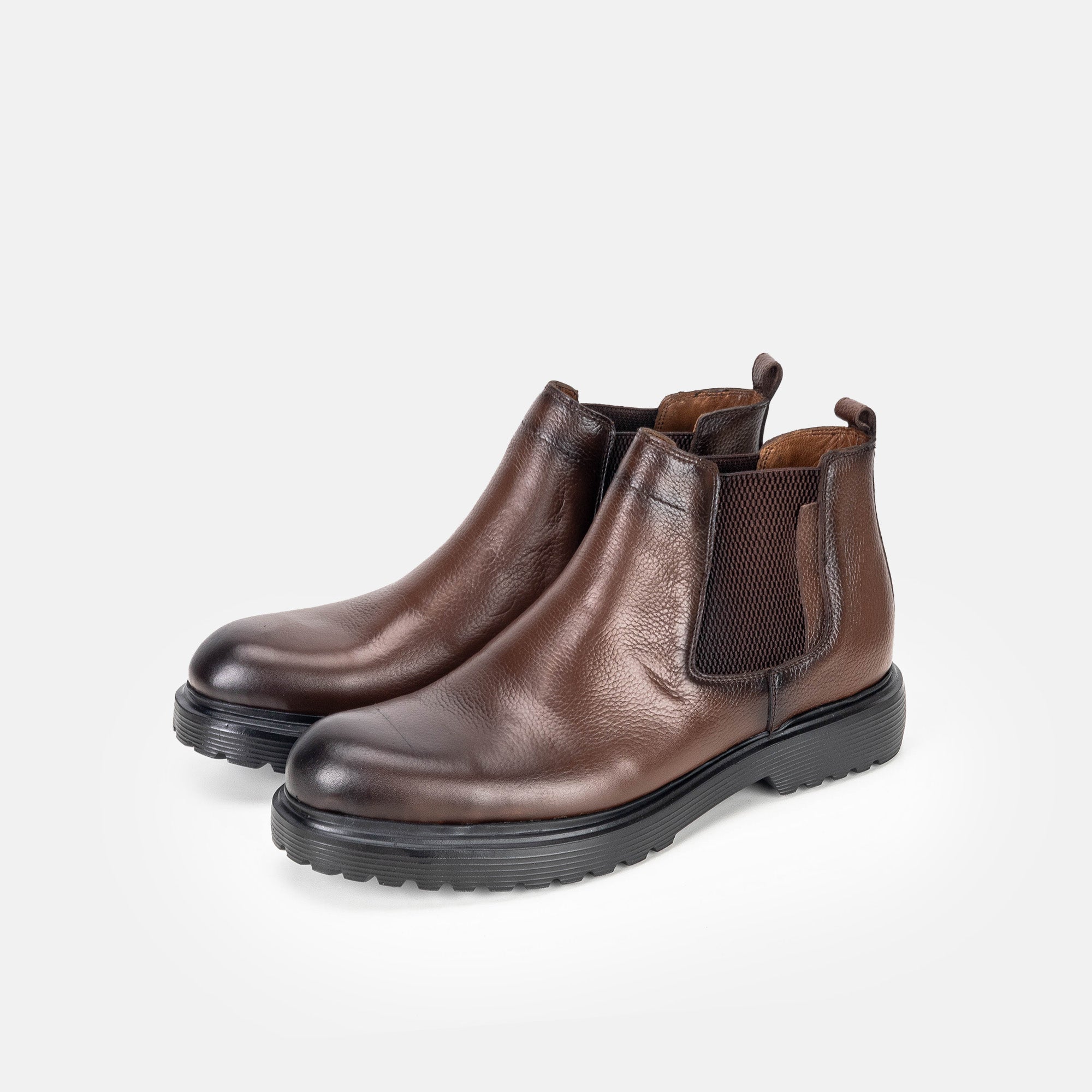Volzak 5315 Bottine en cuir Marron grainé
