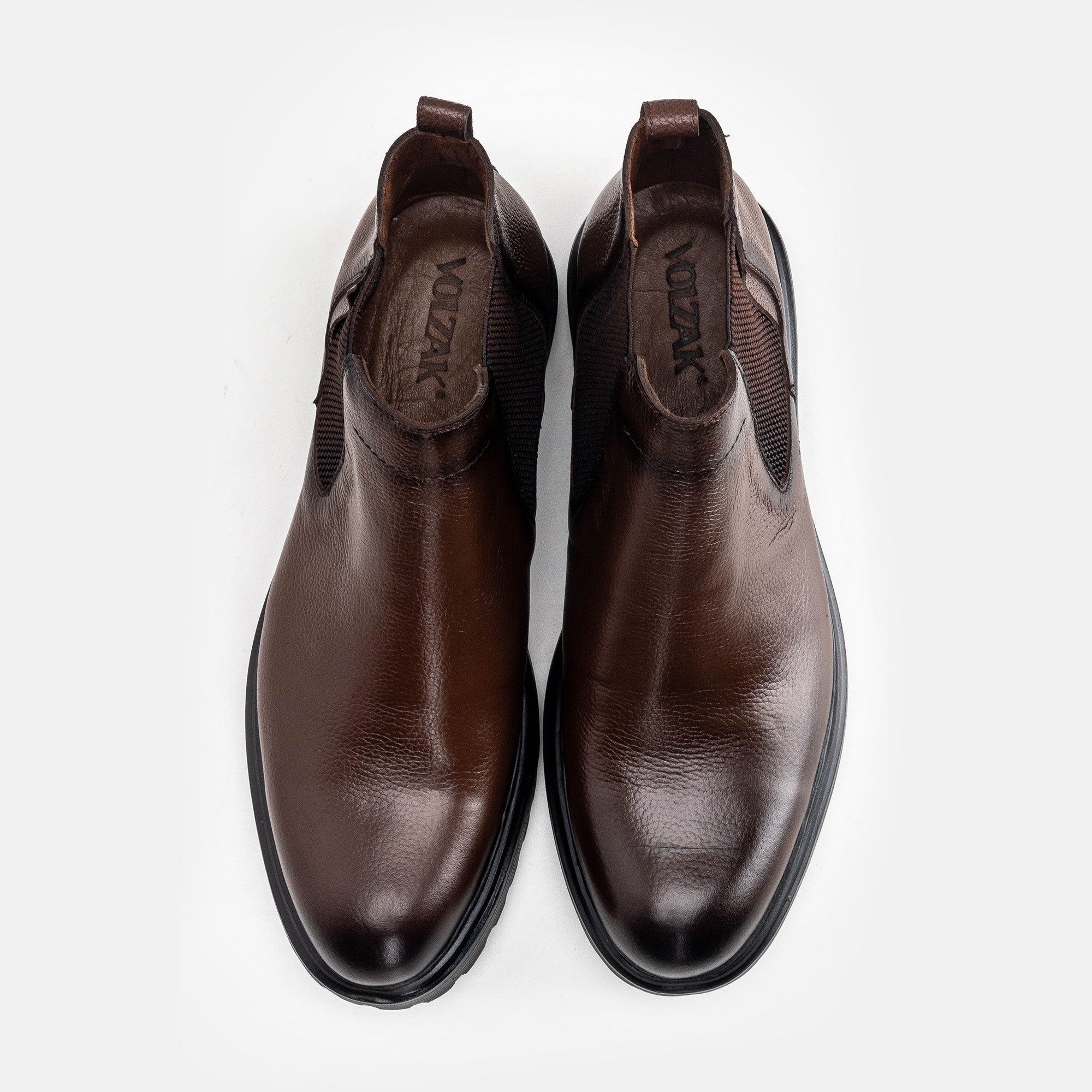 Volzak 5315 Bottine en cuir Marron grainé