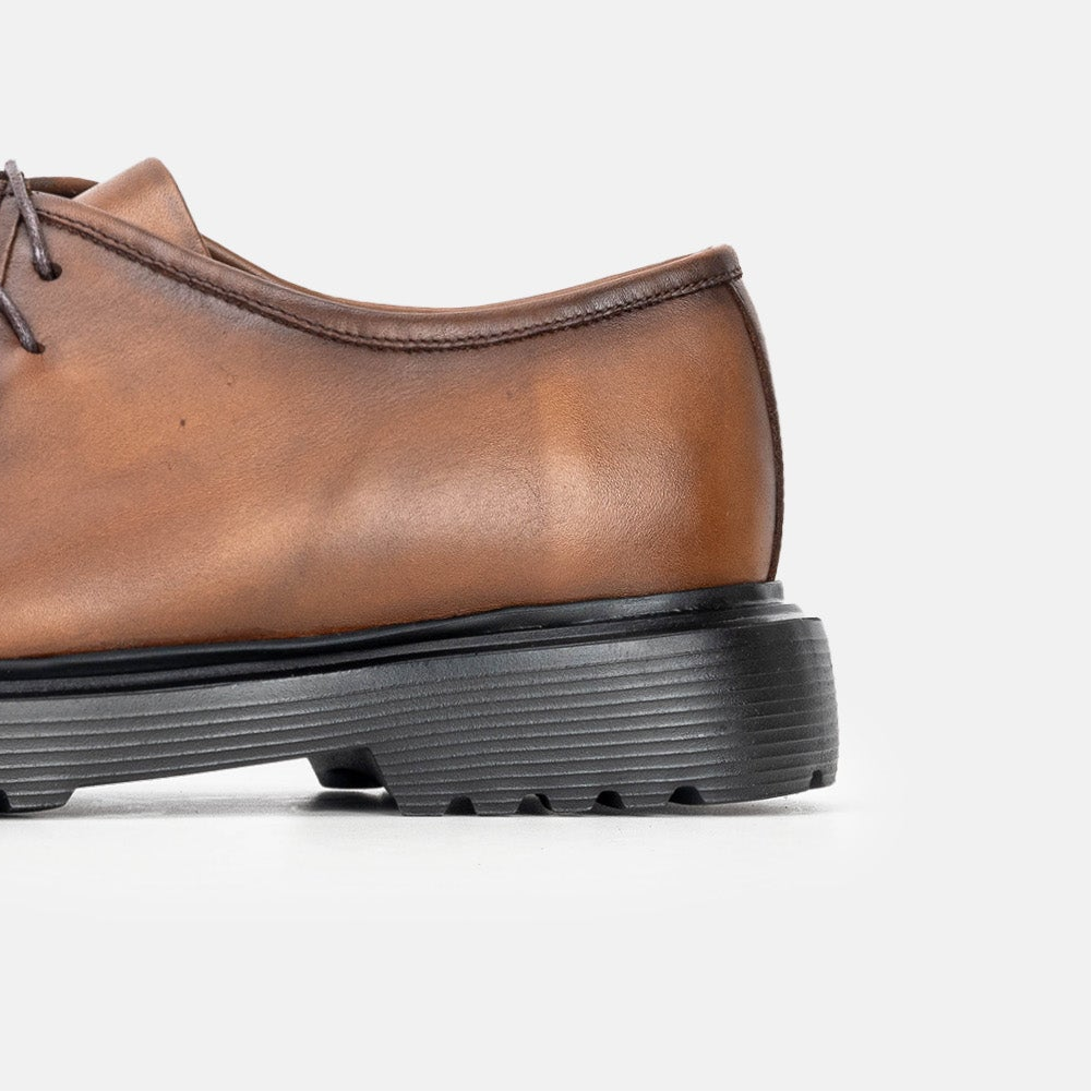 Volzak 5322 chaussure en cuir Marron Vintage