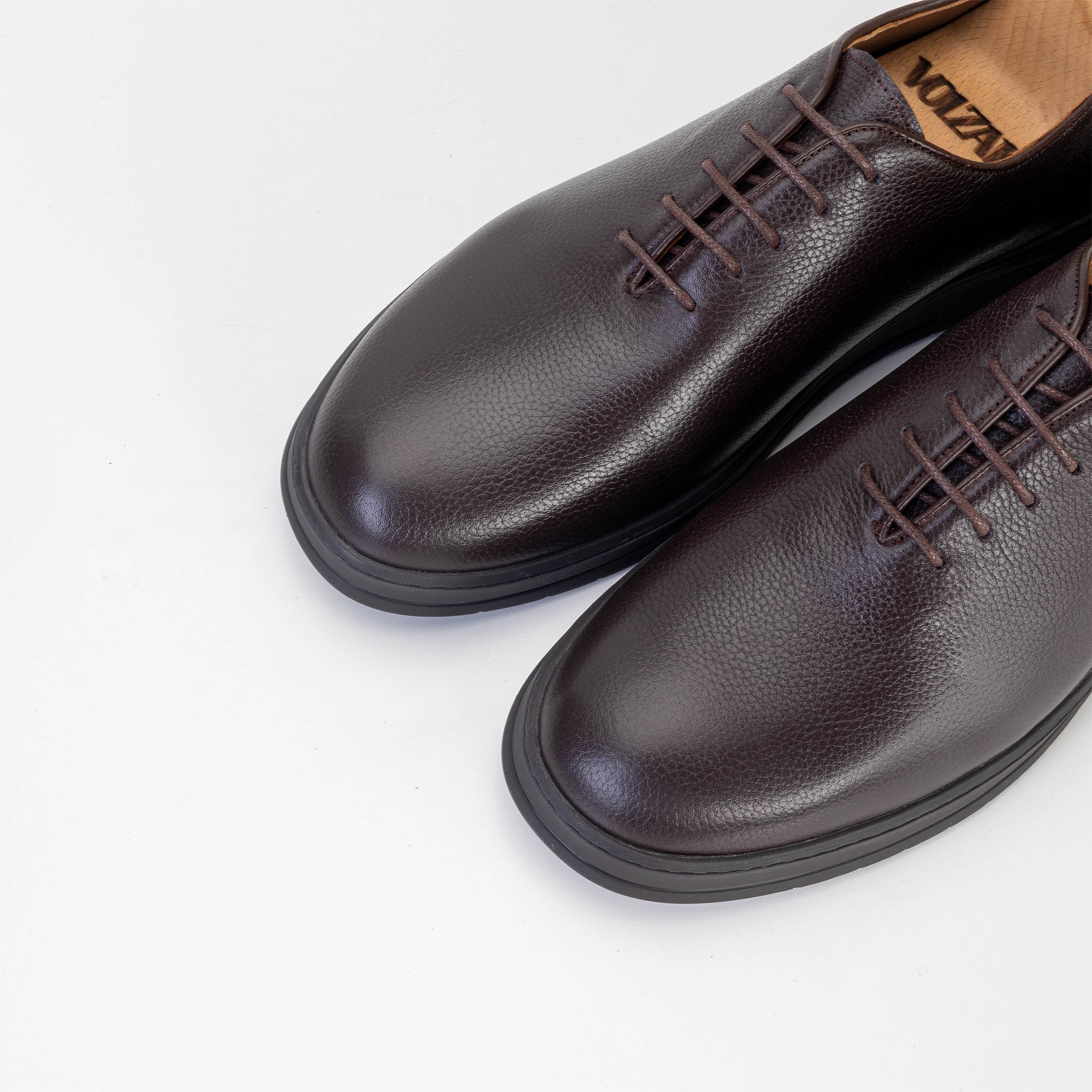 Volzak 6071 basket en cuir Marron