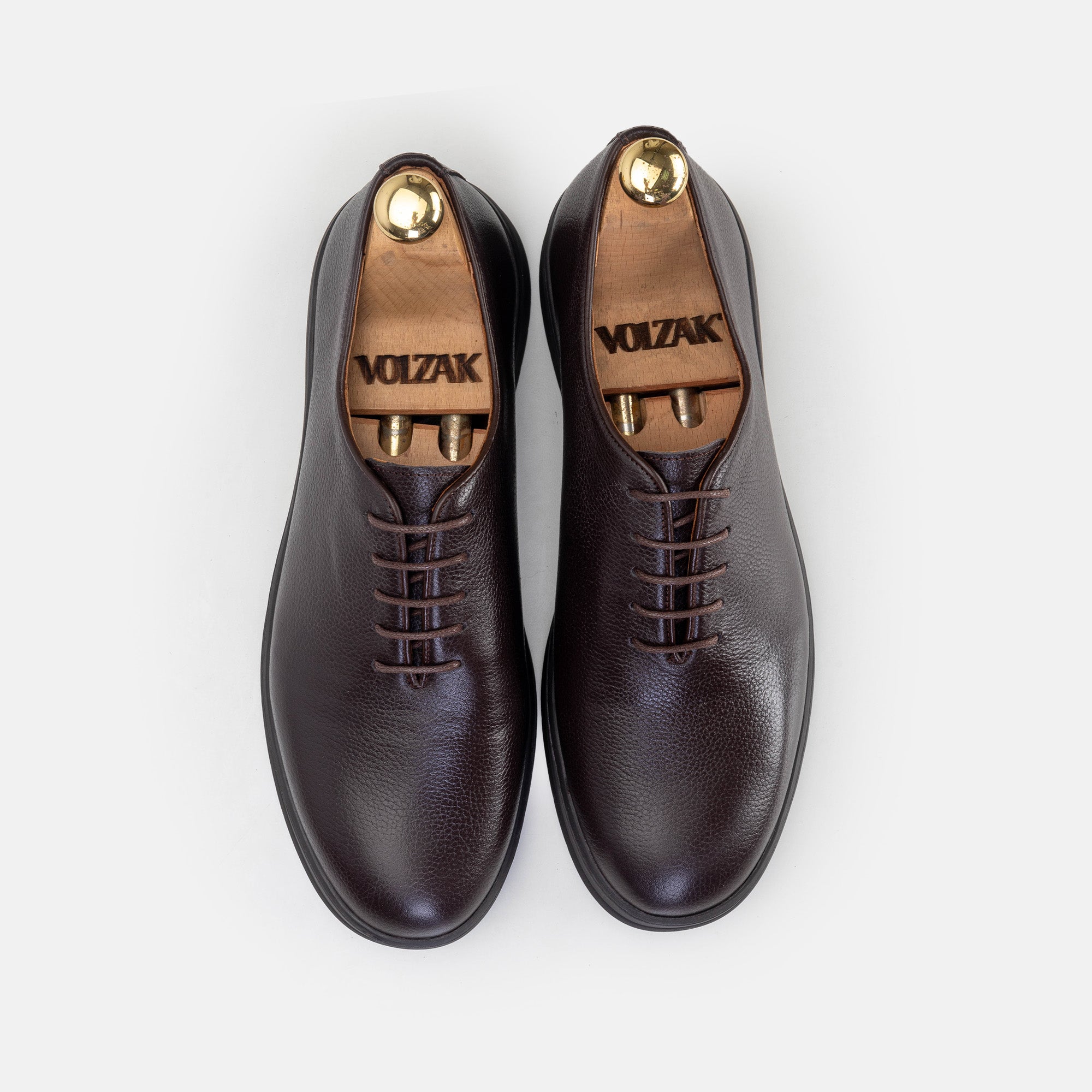 Volzak 6071 basket en cuir Marron