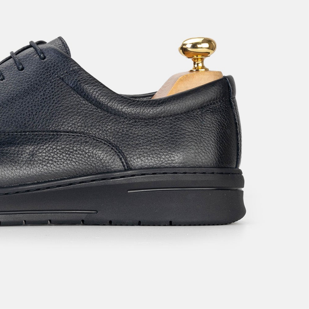 Volzak 6079 basket en cuir Noir