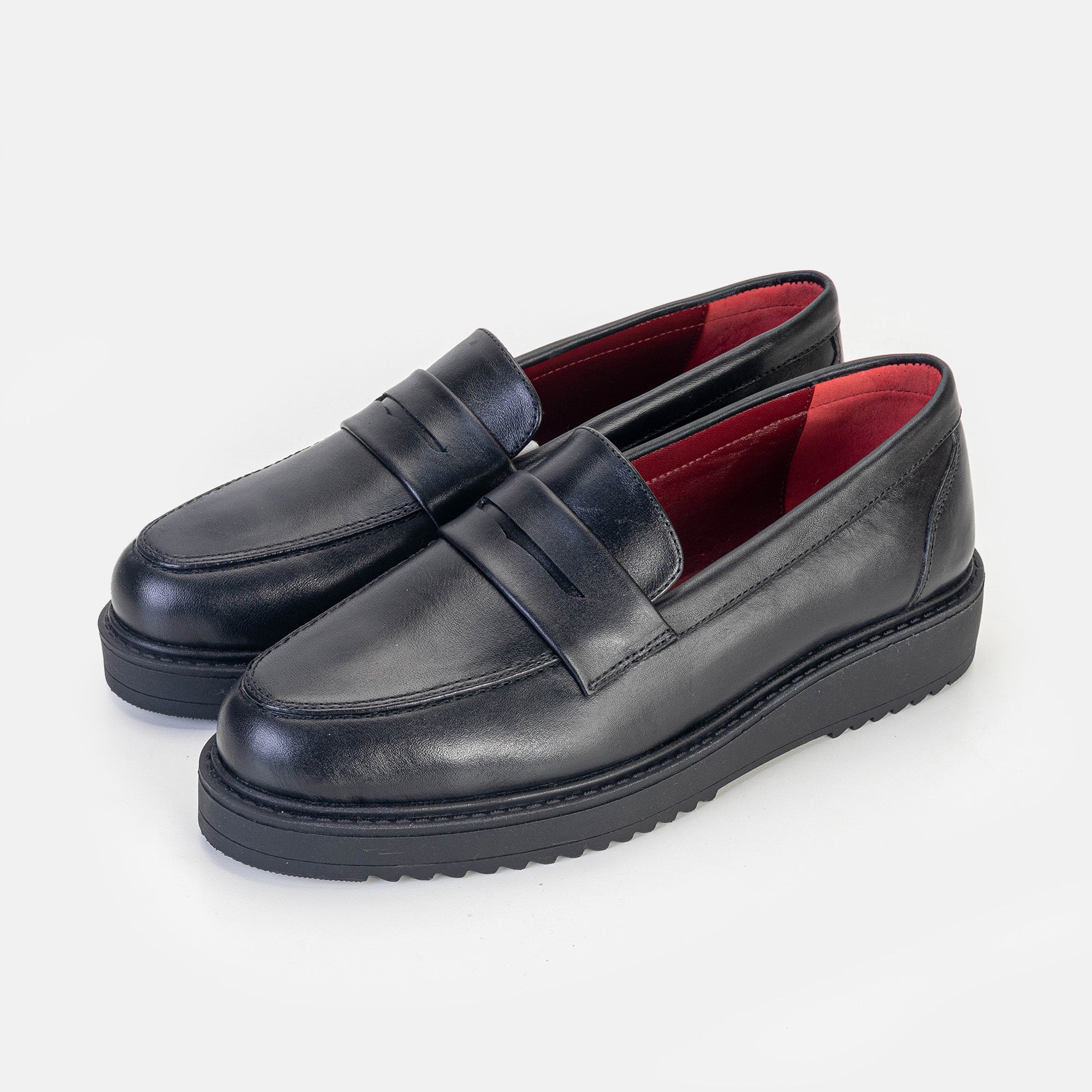 Volzak 0727 Black Leather Shoe